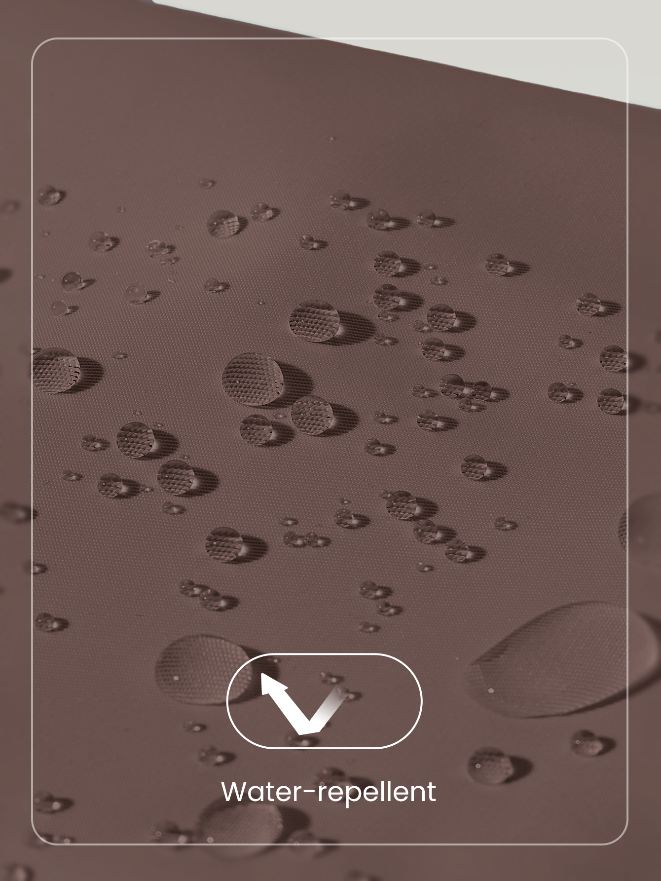 GLOWMODE 3L Sport Large Capacity Water-Repellant Essentials Zippered Kit Storage Bag Daily Casual Travel Trip - dark brown - View 5