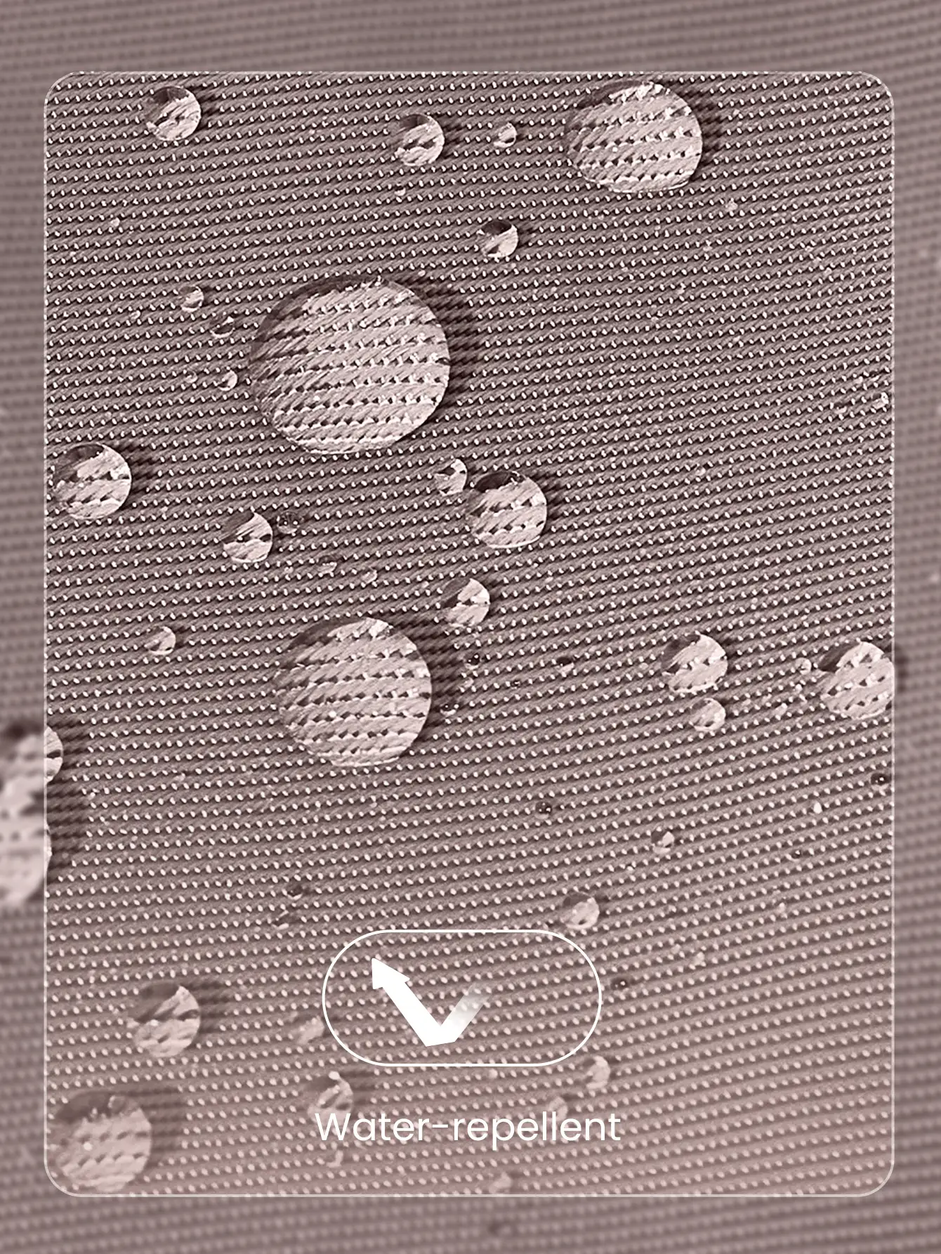 GLOWMODE Cartera resistente al agua para llevar a todas partes - Gris violeta - Ver 4