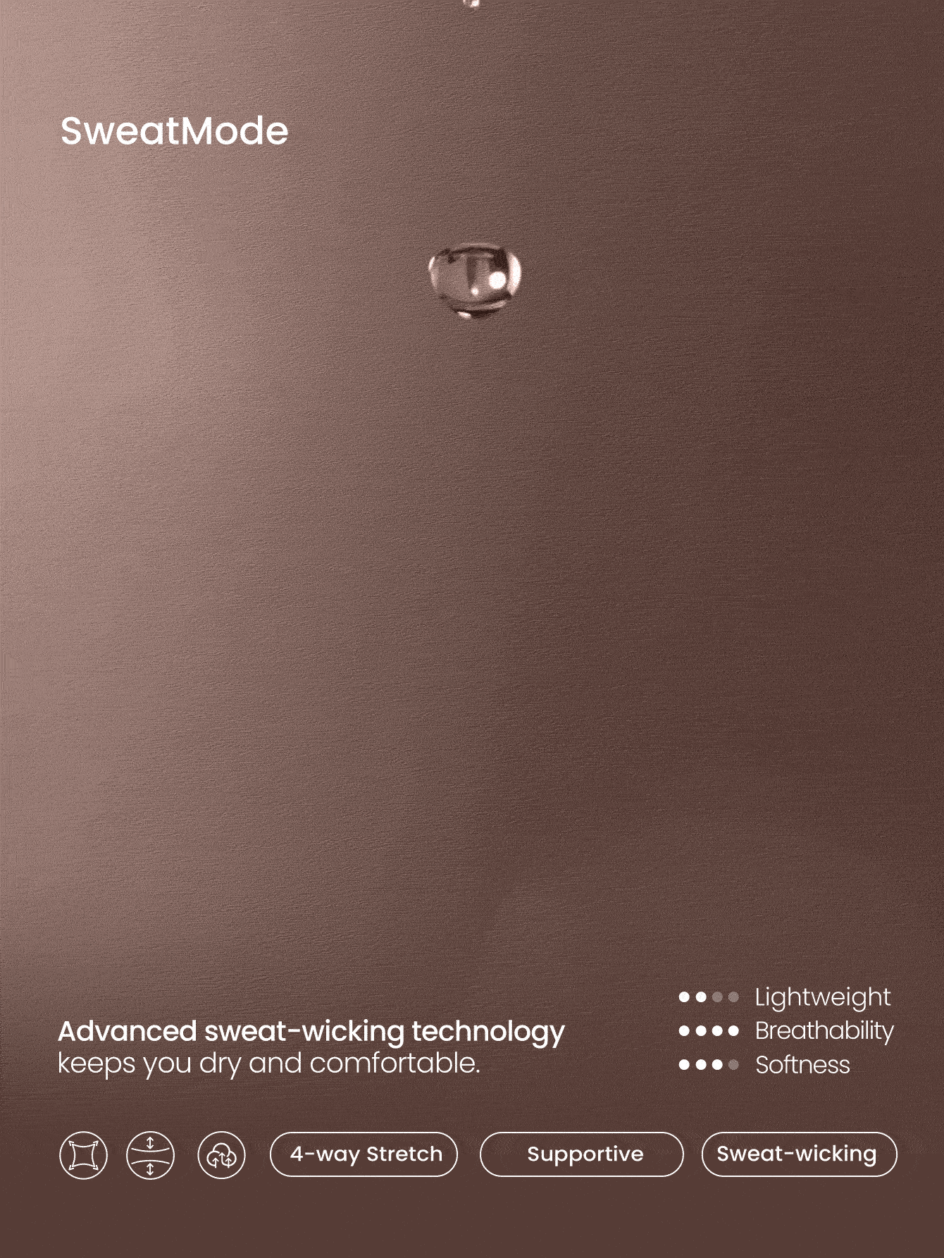 GLOWMODE 1条装高腰平角内裤，日常休闲穿着 - Volcanic Gray - 查看 5