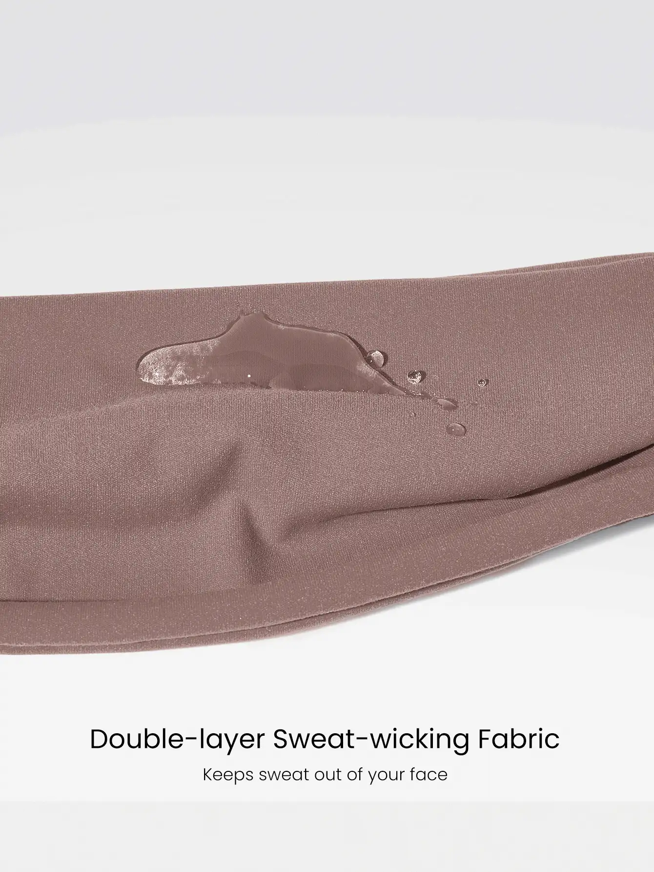 GLOWMODE FeatherFit™-Air Work It 吸汗训练头带 - 鹿茸褐 - 查看 4