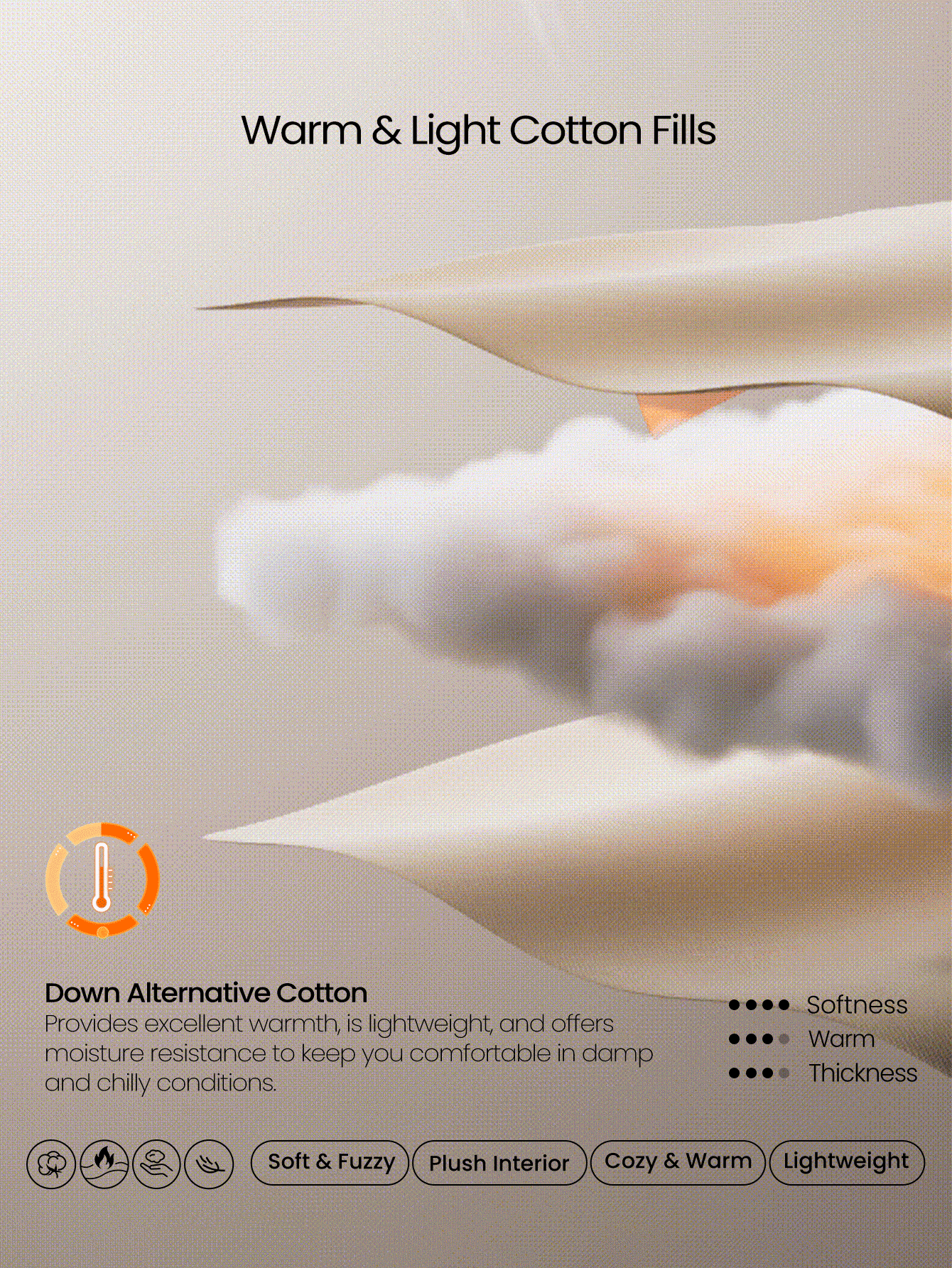 GLOWMODE 温暖拥抱丝滑防风罗纹袖口下摆宽松连帽羽绒飞行夹克秋冬户外日常休闲装 - 酒紅色 - 查看 2