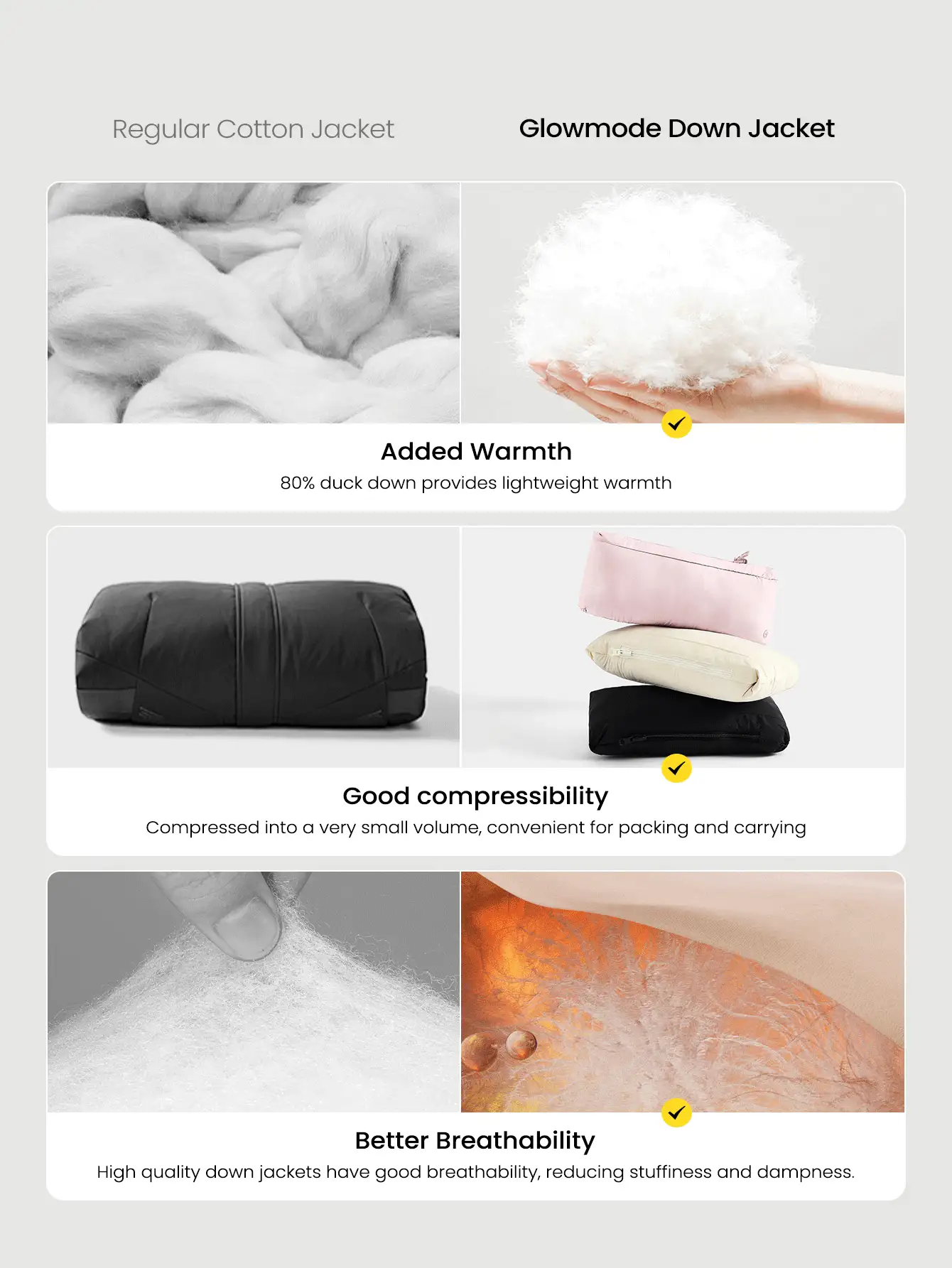 GLOWMODE Packable Thermal Warm Lined Slim Fit Reflective Logo Down Vest With Side Pockets Running Workout Winter - Baby Pink - View 4