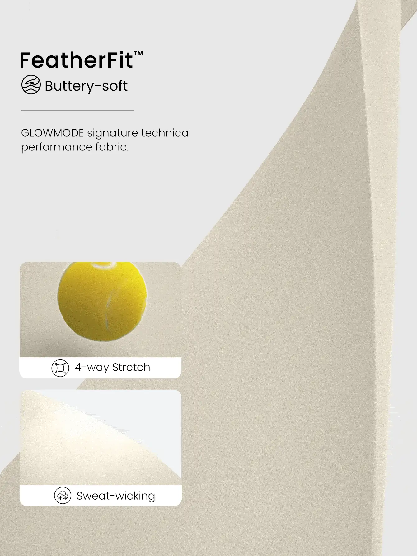 GLOWMODE 31" FeatherFit™ Frosty Flow Weiche, dehnbare, schweißableitende Leggings mit Kontrastnaht, gerade geschnitten, für Herbst/Winter, Yoga, Pilates, Studio und Alltag