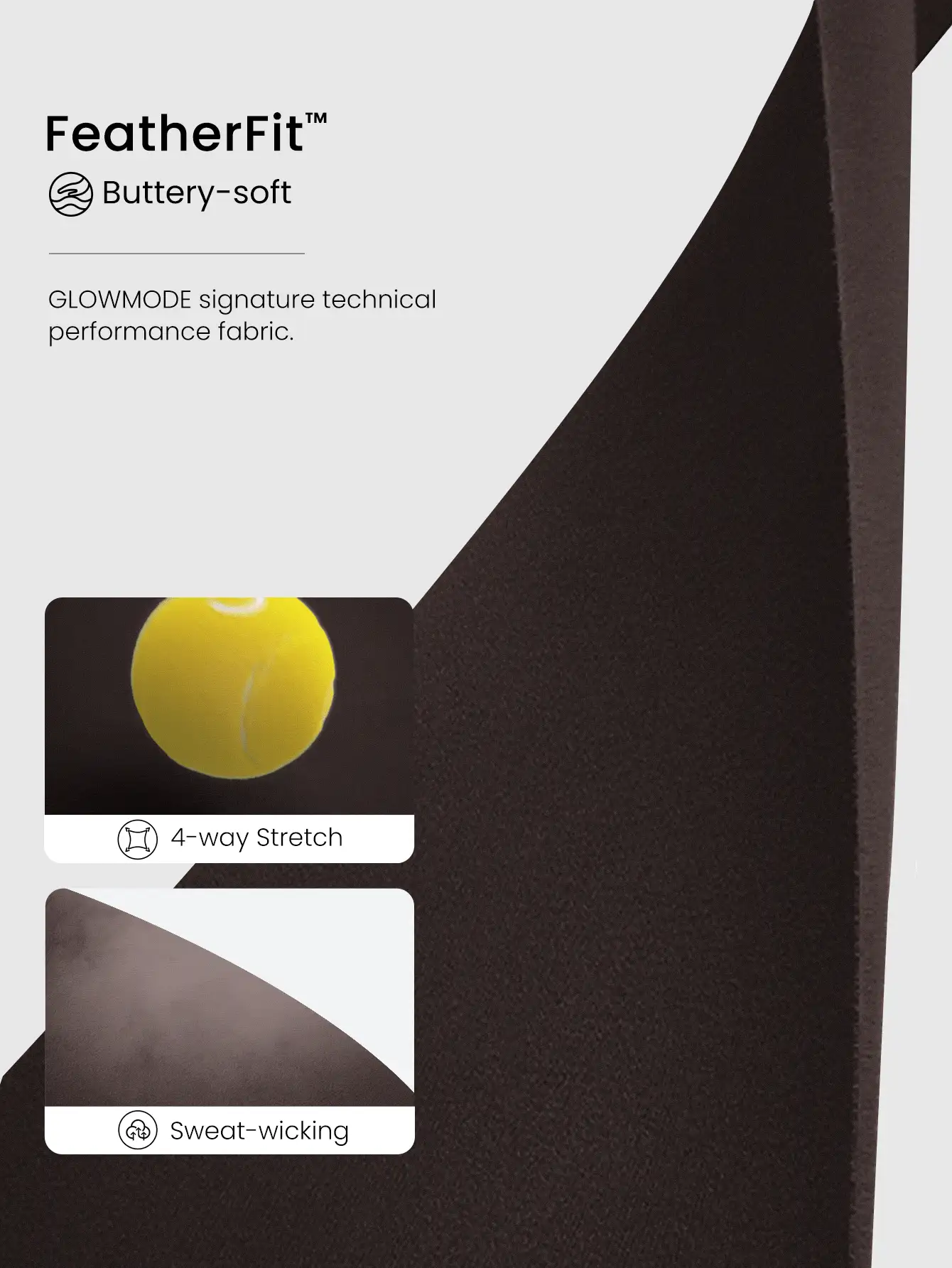 GLOWMODE 29" FeatherFit™ Ease Into It Wide Leg Ultra High-Waist Leggings With Pocket Fall - Brown - View 5