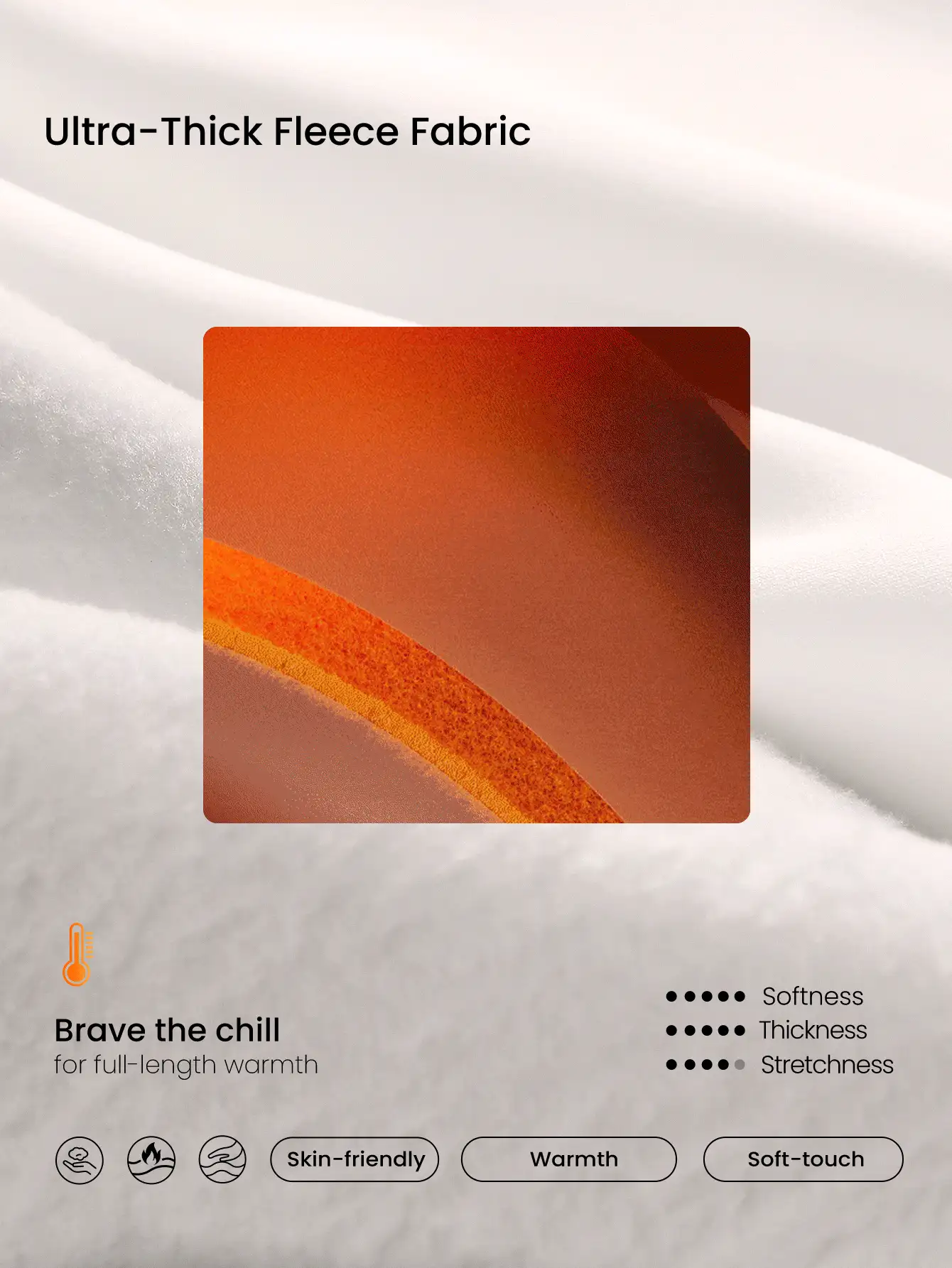 GLOWMODE 26" Polar Fleece Toasty Moves Ultra-Thick Side Pockets High-Rise Leggings Autumn Winter Outdoors Daily Active Wear