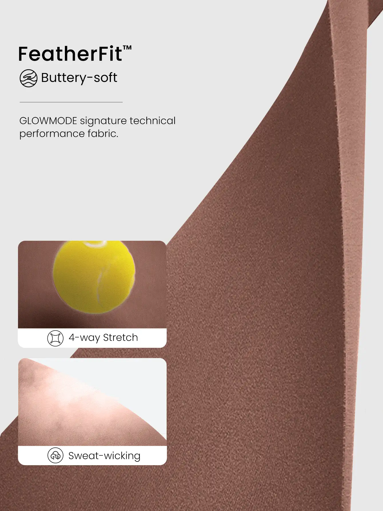 GLOWMODE FeatherFit™ Slim-It Streamline Performance Secure Pockets Zip Up Long Sleeve Jacket Low Impact Yoga Daily Fall