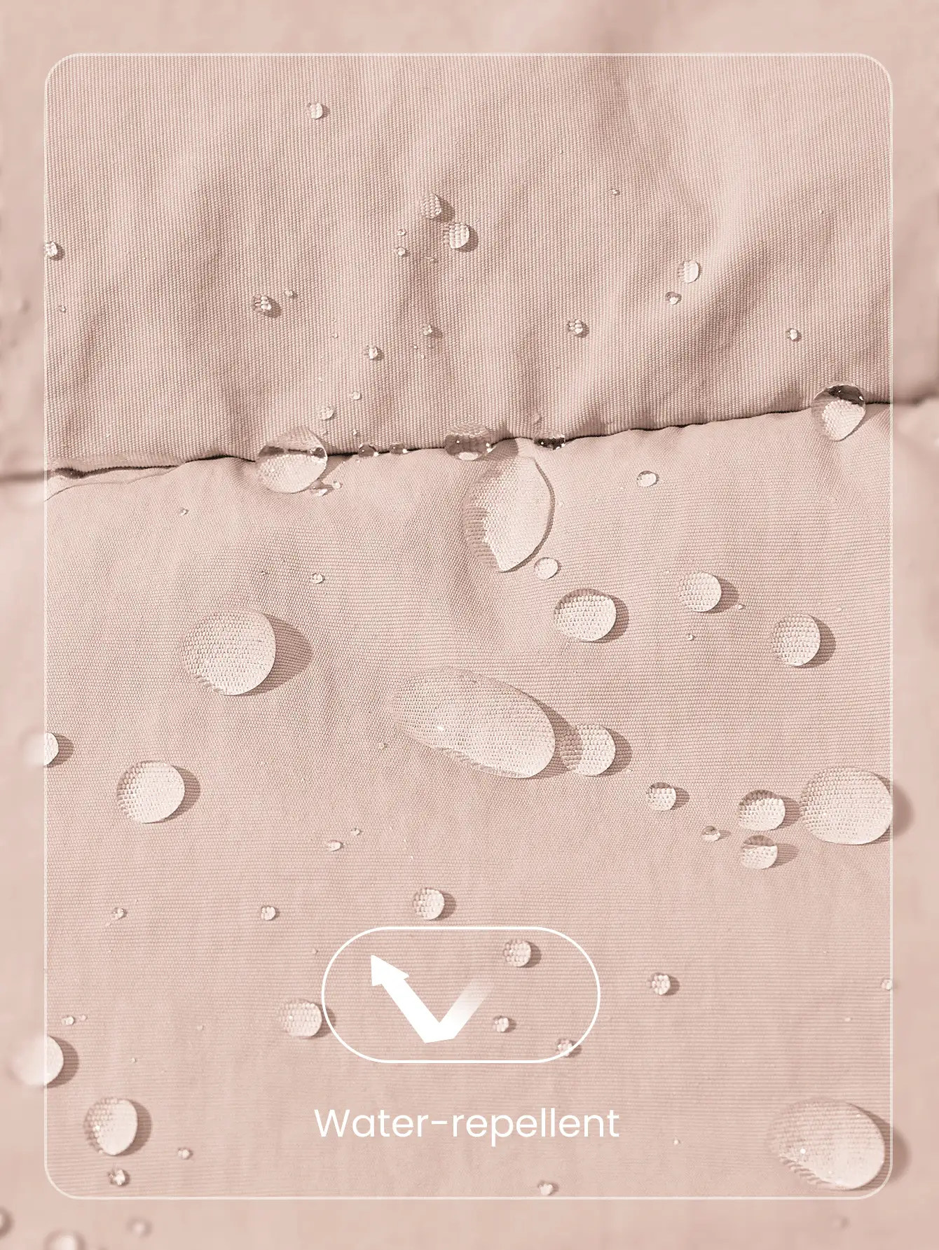 GLOWMODE 16升超大容量双肩带拉链旅行包，适合日常休闲秋冬季使用 - 藕桃色 - 查看 6