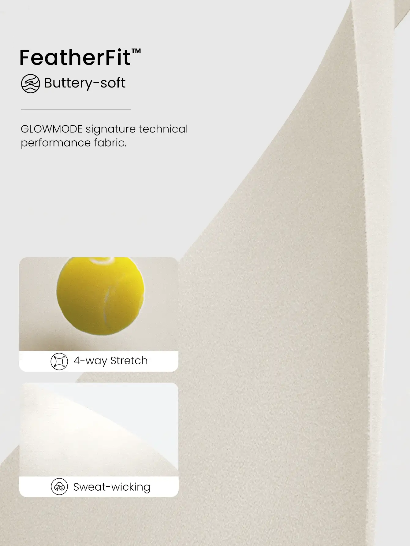 GLOWMODE FeatherFit™ Soft Win Buttery-Soft Sweetheart Neck Twisted Open Back Removable Cups Long Tank Top Low Impact Yoga Studio Daily Wear - White - View 5