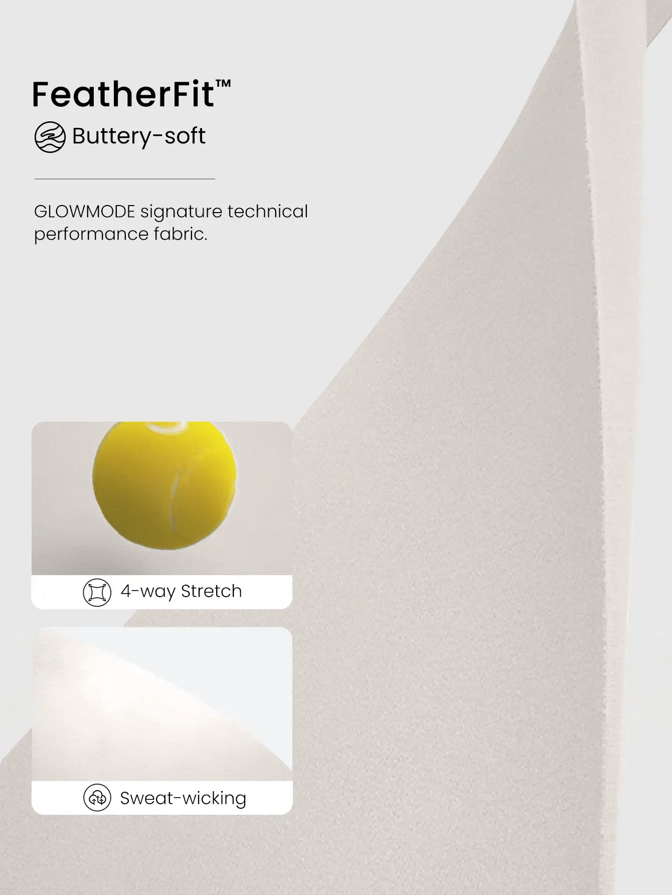 GLOWMODE FeatherFit™ Active Ambition Buttery-Soft Square Neck Twisted Open Back Removable Cups Crop Active Tank Top Low Impact Yoga Studio Daily Wear