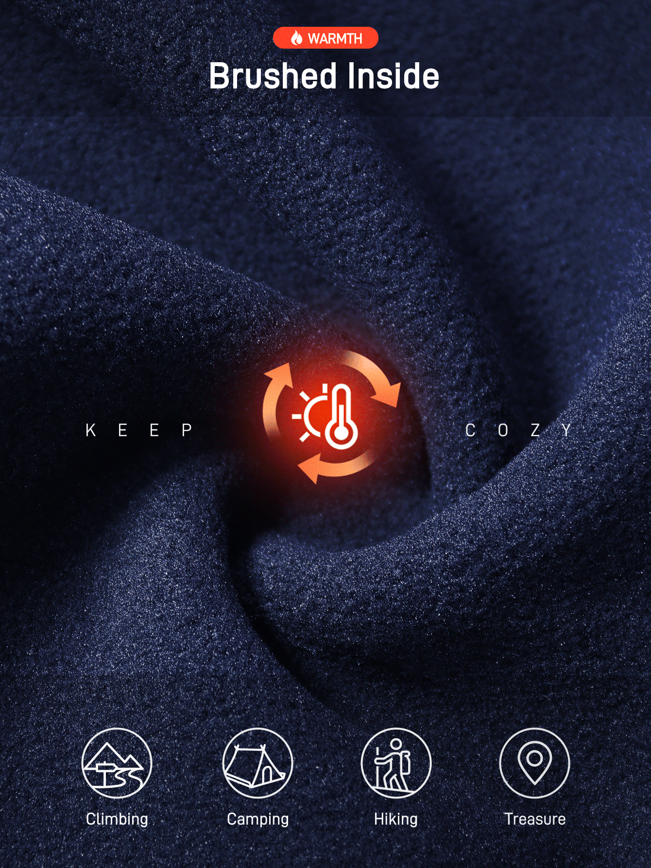 In My Nature 女士字母印花高腰百搭户外紧身裤 - 藏蓝色 - 查看 4