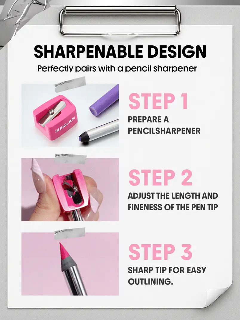 SHEGLAM Boldline Delineador en Gel Multifunción de Larga Duración-Hot Pink Kohl,Kajal,henna Marca Belleza Maquillaje Maquullaje Cosmética para Mujeres Niñas Perfecto para Invierno Primavera Ideal para Y2K Elegante Moda Adecuado para Cumpleaños Regalo Fiesta Listo Mejor Color - Rosa Fucsia - Ver 6