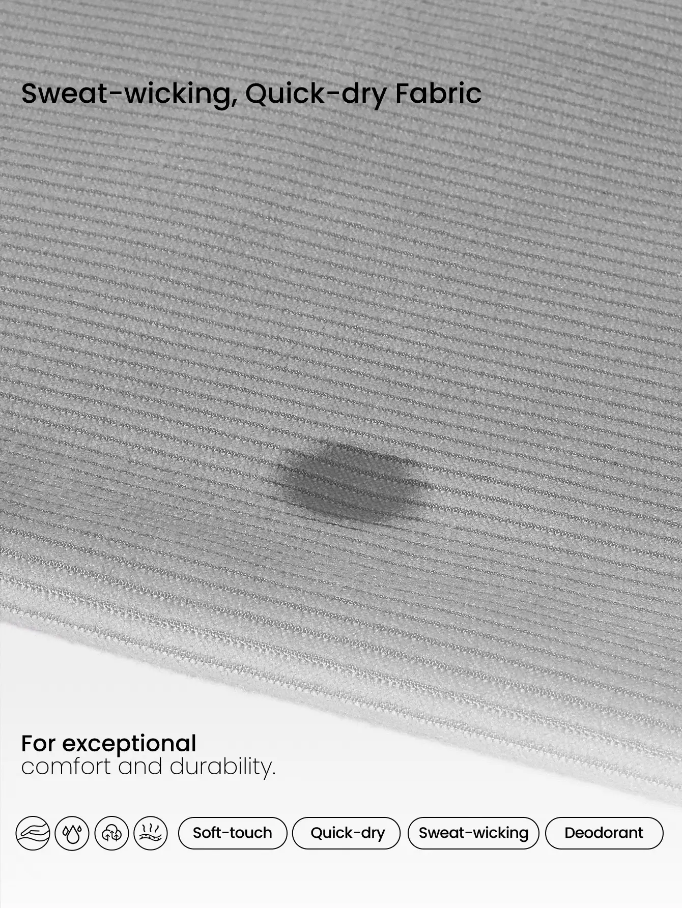 GLOWMODE Fresh Focus 速干吸汗防滑瑜伽垫毛巾，适用于瑜伽馆、健身房及日常运动。