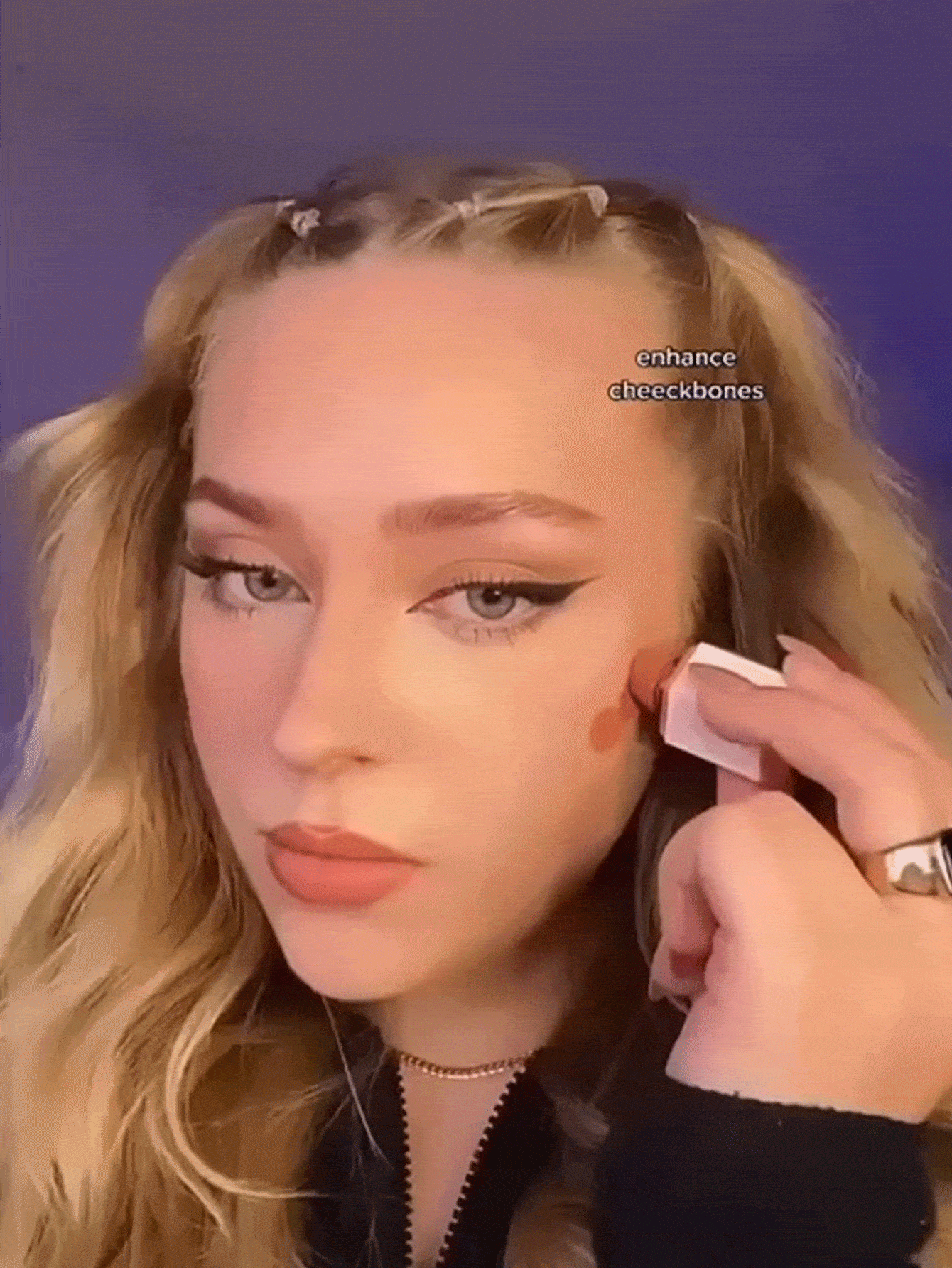 SHEGLAM Color Bloom Liquid Blush Matte Finish-Hush Hush Gel Cream Blush Long Lasting Non-Fading Highly Pigmented Lightweight Long Wear Smooth Blusher Brand Beauty Makeup Face Paint Cosmetic For Women Girls Perfect For Winter Spring Ideal For Y2K Fancy Fashion Suitable For Birthday Gift Party Ready Best Color - Hush Hush - View 2