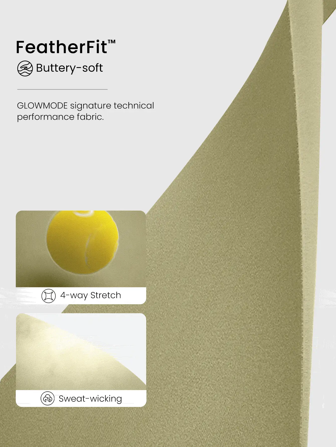 GLOWMODE Quần short biker FeatherFit™ Flex 6 inch với túi bên hông, thích hợp cho yoga và các hoạt động hàng ngày. - Màu xanh Ô liu - Xem 4