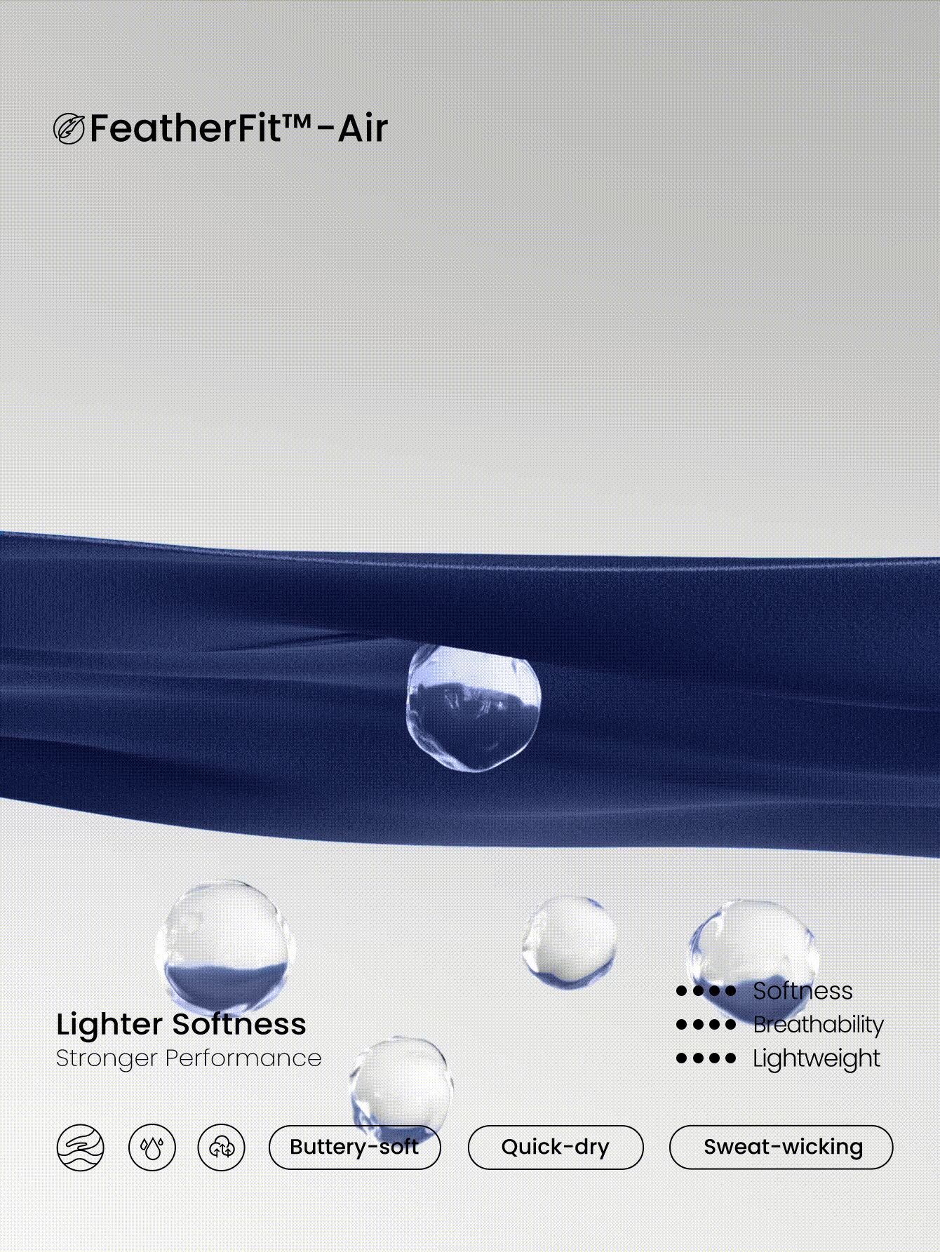 GLOWMODE Bộ đồ liền thân thể thao 26 inch FeatherFit™-Air thấm hút mồ hôi nhanh khô, ôm sát bụng, có phần lưng khoét, cổ vuông, có túi bên hông và tay cầm chống trượt, thích hợp cho yoga, pilates, tập luyện và mặc hàng ngày. - Dark Blue - Xem 7