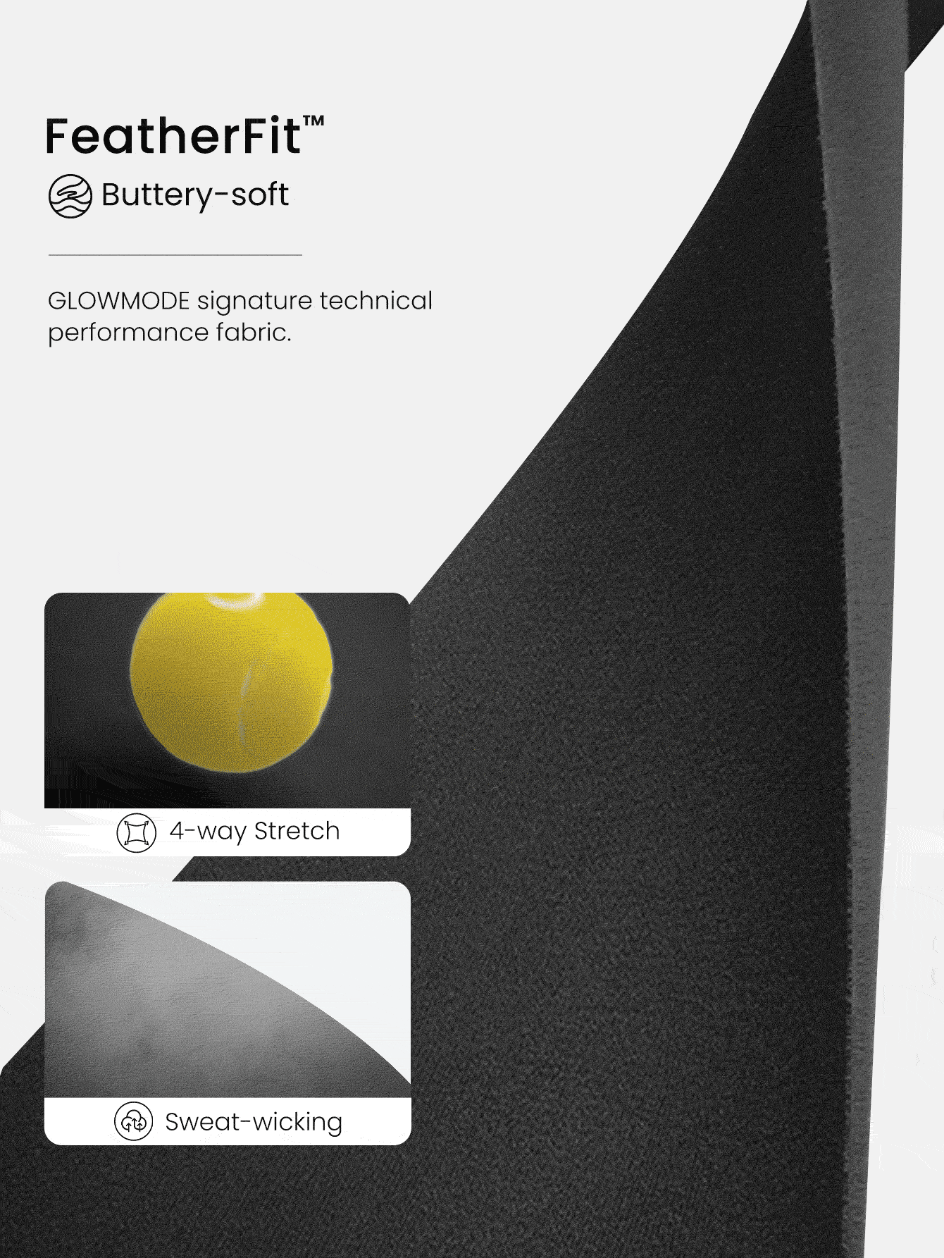 GLOWMODE 情人节 FeatherFit™ 运动爱好者款，如黄油般柔软，吸汗速干，撞色缝线，挂脖式肩带设计，可拆卸胸垫，双色运动文胸，适合低强度运动、瑜伽、健身房、日常休闲穿着。 - 黑色 - 查看 5