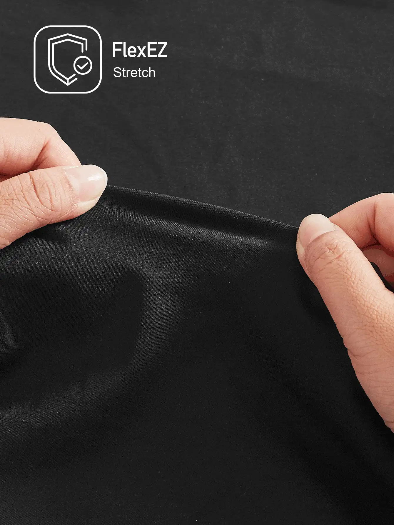 SHEIN CURVE+ 2 Stücke Leggings in Große Größen für Damen, schwarz, dehnbar, figurbetont, 7/8 Länge, hautfreundlich (mit Handytasche) - Schwarz - Übersicht 2