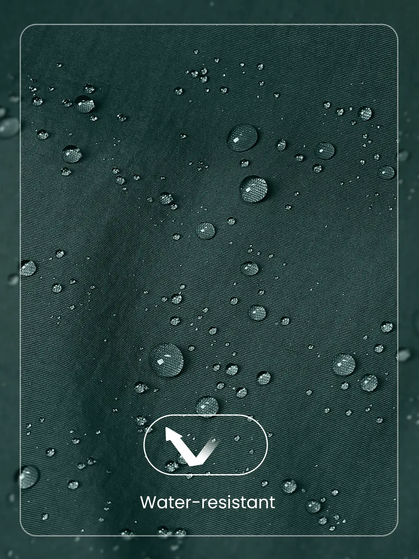 GLOWMODE Stay The Course Water-Repellant Peg Storage Compartment Golf-Themed Print Bag Golf Tennis Pickleball Daily Casual Wear - Green - View 5