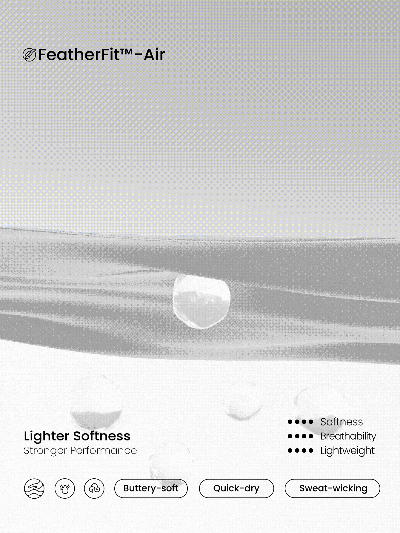 GLOWMODE FeatherFit™-Air 顺滑透气，如黄油般柔软，速干吸汗，撞色滚边，内置短裤，防滑手柄，网球刺绣，A字迷你裙，适合网球、高尔夫、匹克球等运动，日常休闲穿着。 - 白色 - 查看 5