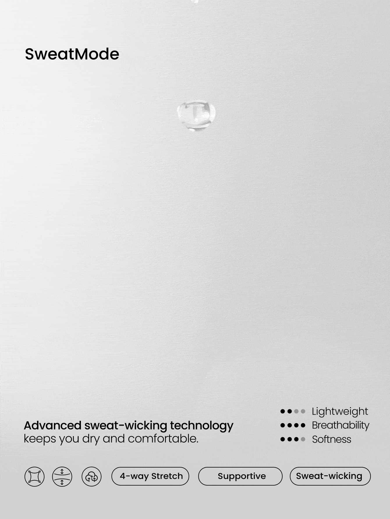 GLOWMODE Modal Gusset Swing Smart Sweat-Wicking Quick-Drying Side Pockets Anti-Slip Grips Tennis Boy Shorts Tennis Golf Pickleball Daily Active Wear - Black - View 5