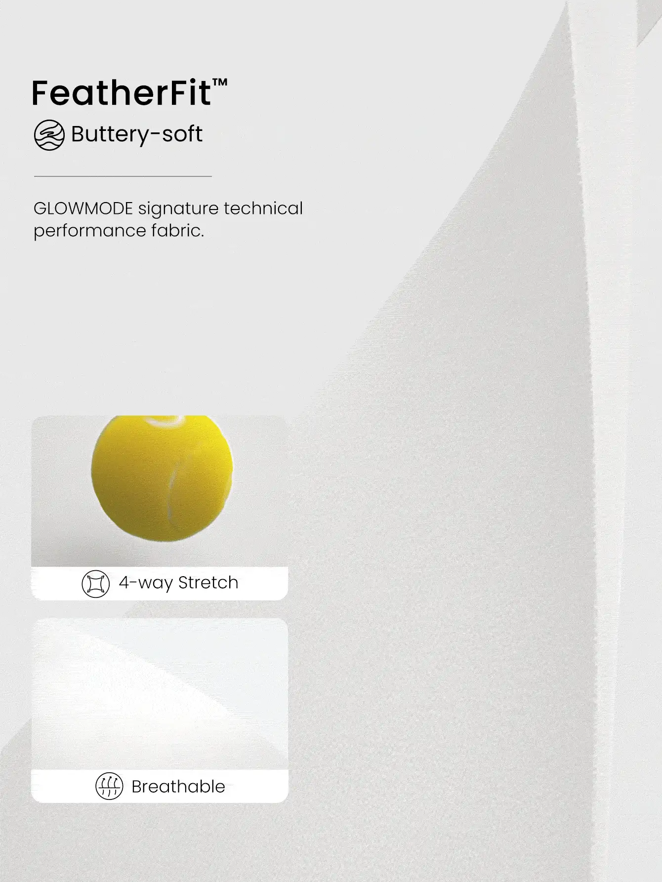 GLOWMODE Áo khoác thể thao dài tay cổ đứng thấm hút mồ hôi, nhanh khô, có túi ẩn và lỗ xỏ ngón tay, thích hợp mặc hàng ngày. - trắng - Xem 5