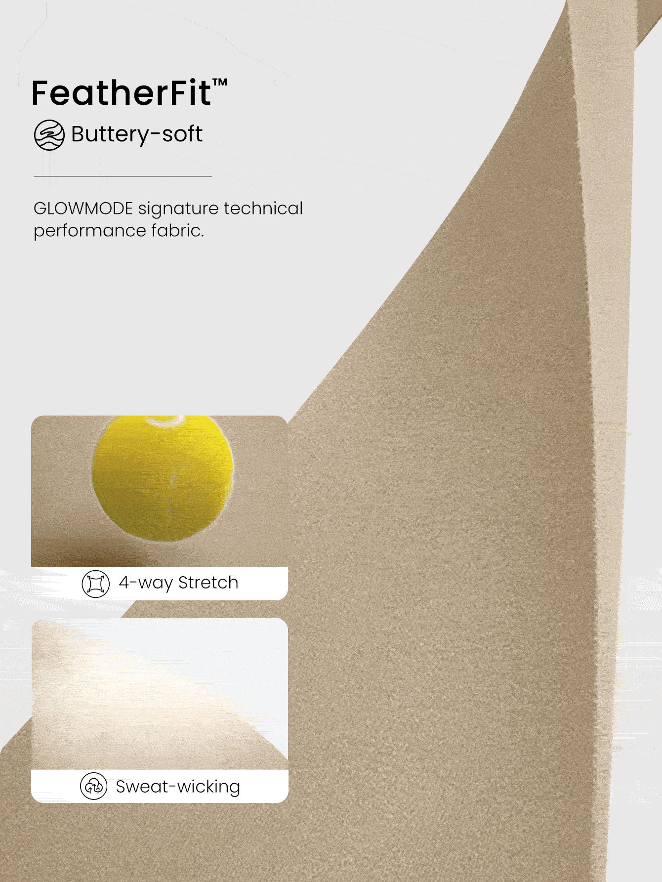 GLOWMODE FeatherFit™ Split Decision 二合一双面可穿 柔软弹力吸汗系带长袖上衣 瑜伽普拉提工作室日常休闲 - 橄欖綠 - 查看 7