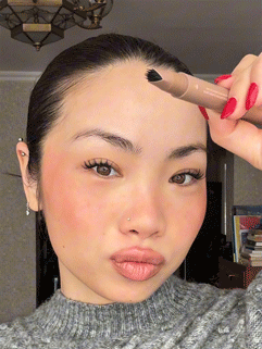 SHEGLAM HAIR 2 IN 1 Volume Boost Root Touch Up Pen-Ash Brown,Hairline Roots Stick,Fill In Hairline,Use As Eyeliner,Fill In Eyebrows,Draw On Bottom Lashes,Multi-Use,Waterproof,Sweat-Proof & Oil-Proof,24H Rich Color,Long-Wear Lasting Quick Cover Hair Root - Ash Brown - View 2