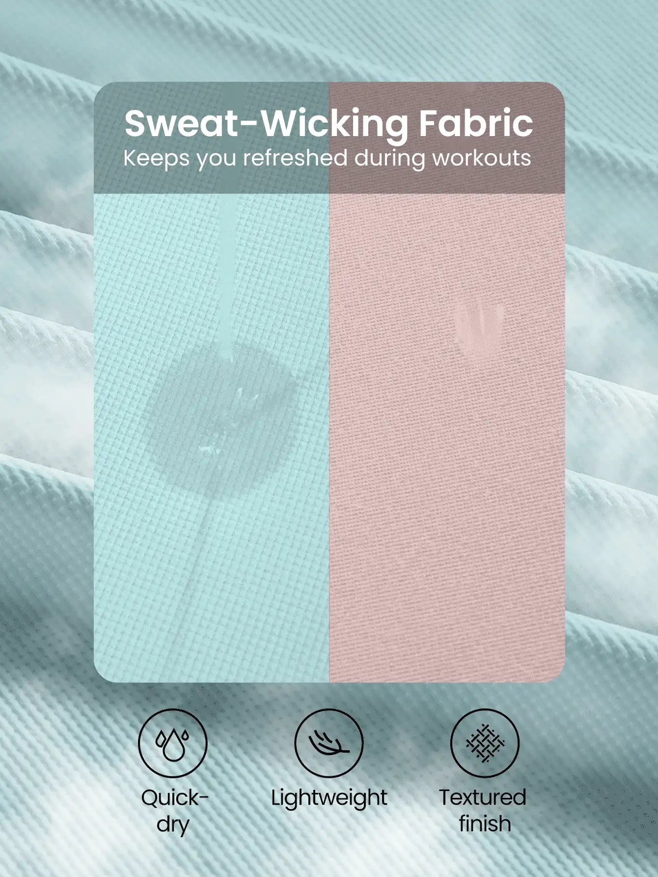 GLOWMODE Major Flex 快幹t恤 - 水藍色 - 查看 3