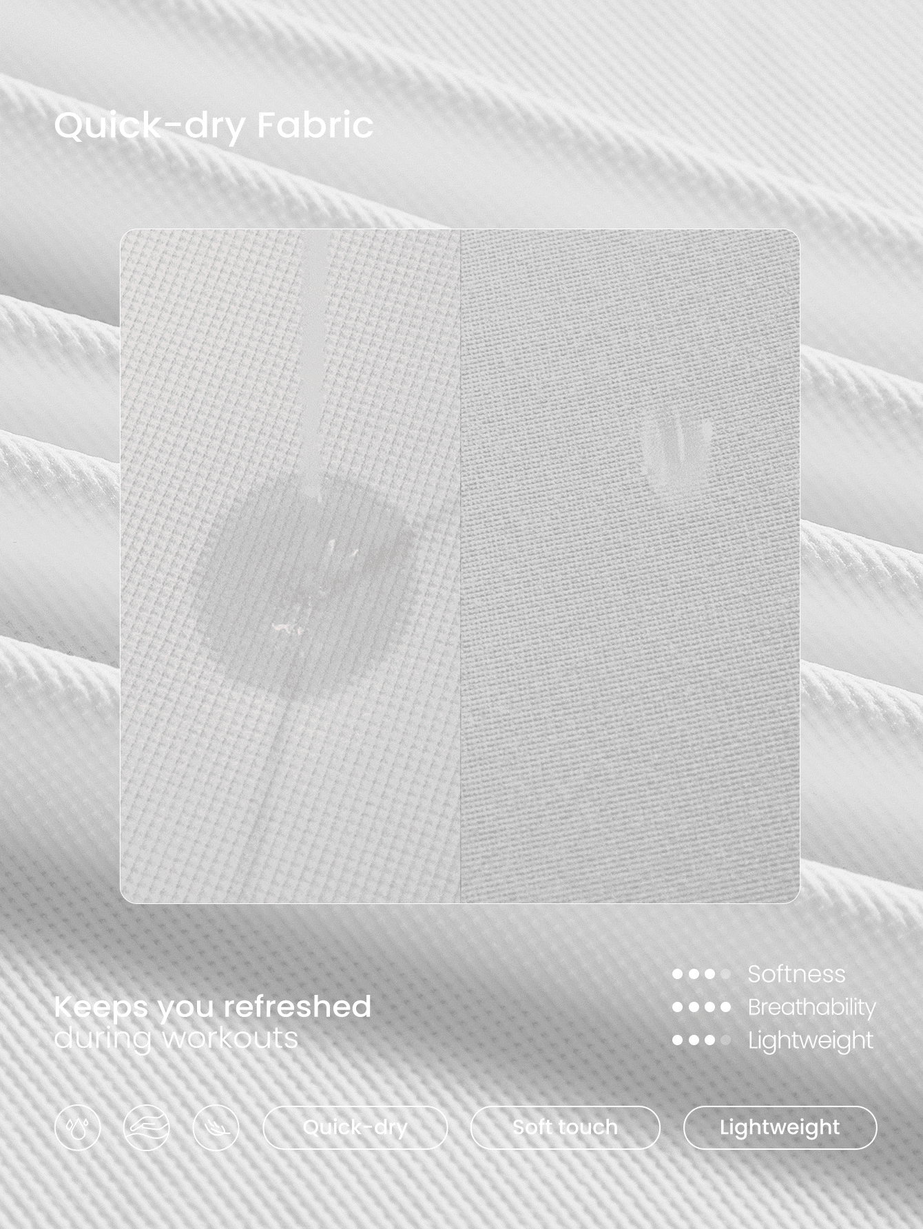 GLOWMODE Major Flex 速乾t恤 - 白色 - 查看 7