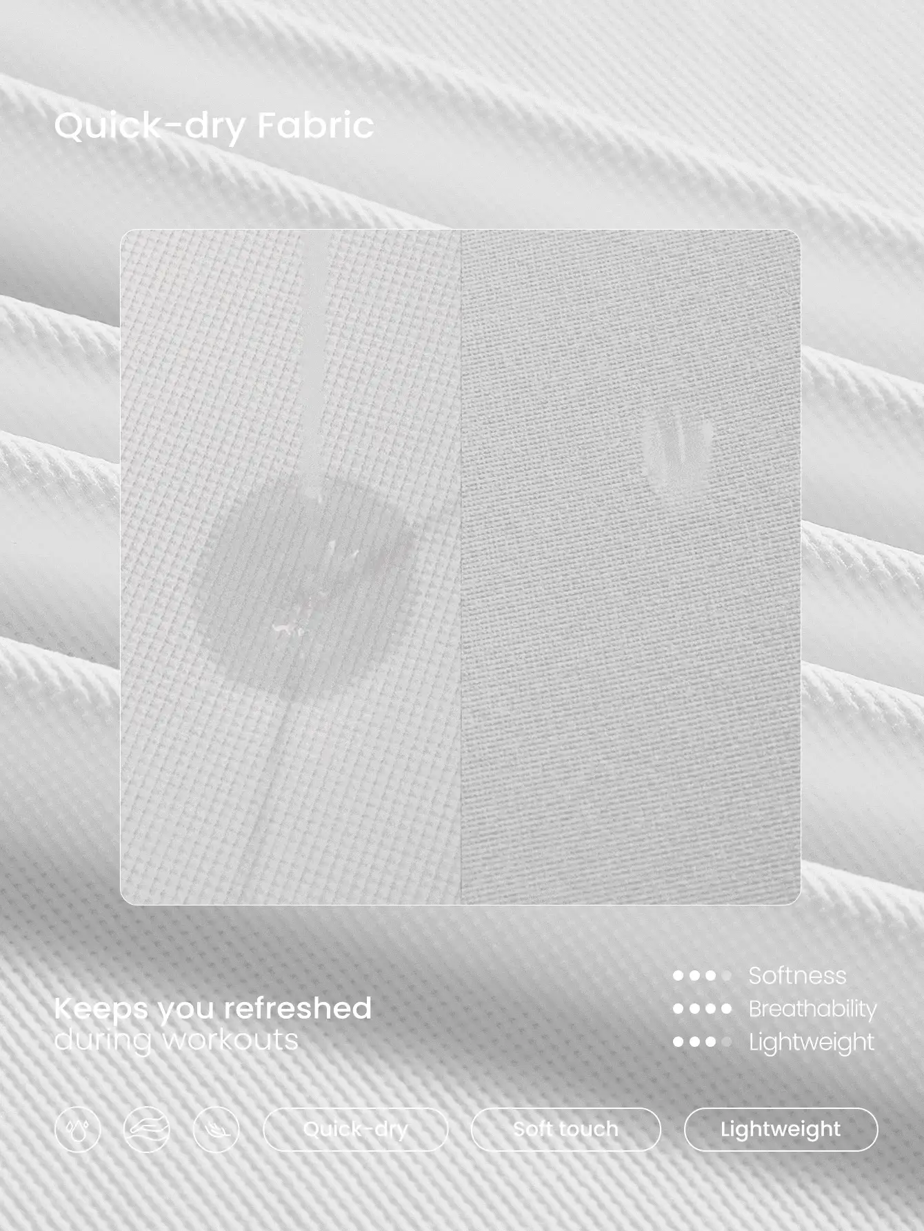 GLOWMODE Major Flex 速乾t恤 - 白色 - 查看 8