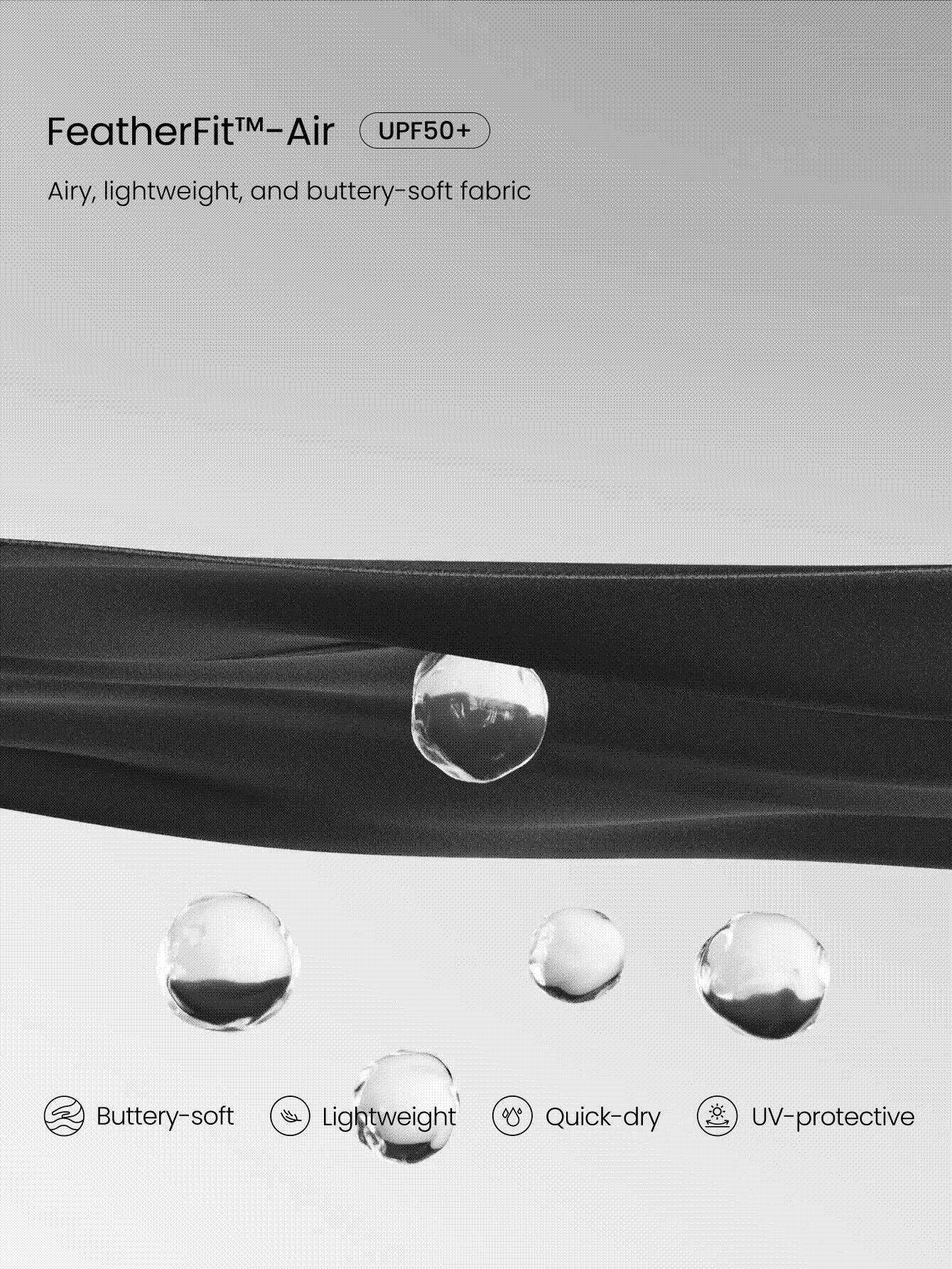 GLOWMODE FeatherFit™-Air 轻盈如丝般柔软的速干吸汗运动文胸及内置短裤，搭配褶裥迷你网球裙，轻度支撑，低冲击运动，适合网球、高尔夫、匹克球等运动，日常休闲穿着。 - 黑色 - 查看 5