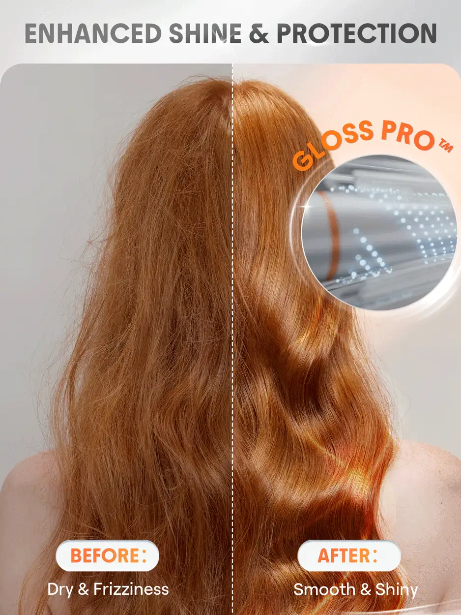 SHEGLAM HAIR It-Curl 一鍵式即時捲髮器自動捲髮器，自動捲髮器，32 毫米自動捲髮器，3 種溫度，快速加熱和 2 向旋轉，自動關閉，防燙防纏結旋轉捲髮棒，觸摸即時捲髮器，用於髮型設計 生日 禮物 粉紅色的 氛圍 化妝品 派對 海灘 旅行 露營 學校 校園 節慶 玫瑰 展示 女孩 魅力 最好的 婦女節 愛自己 春天 護髮 - 美規A型插(110-127V) - 查看 8