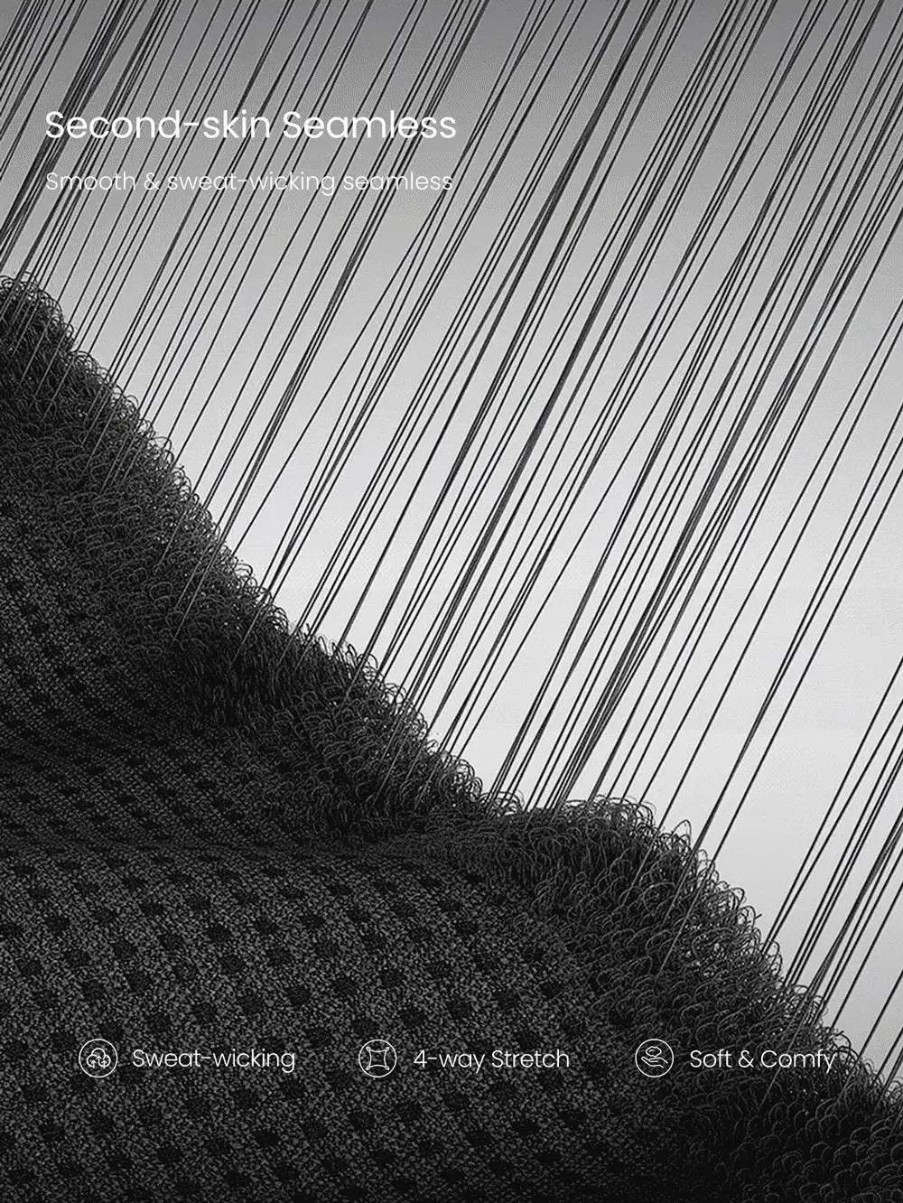 GLOWMODE 4.3英寸超细柔软无缝透气罗纹腰部压缩片可拆卸胸垫提臀工字背短款连体衣，适合训练、跑步、健身房、瑜伽、日常运动穿着 - 黑色 - 查看 7