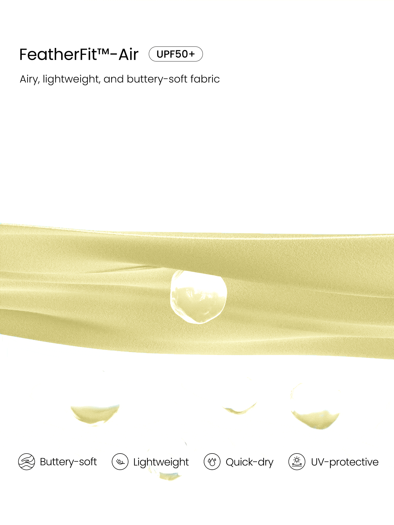 GLOWMODE 4.5 英寸舒适弹力 360° 收腹超高腰 V 形臀部荷叶边健身裙内置短裤网球高尔夫日常 - French Vanilla - 查看 7