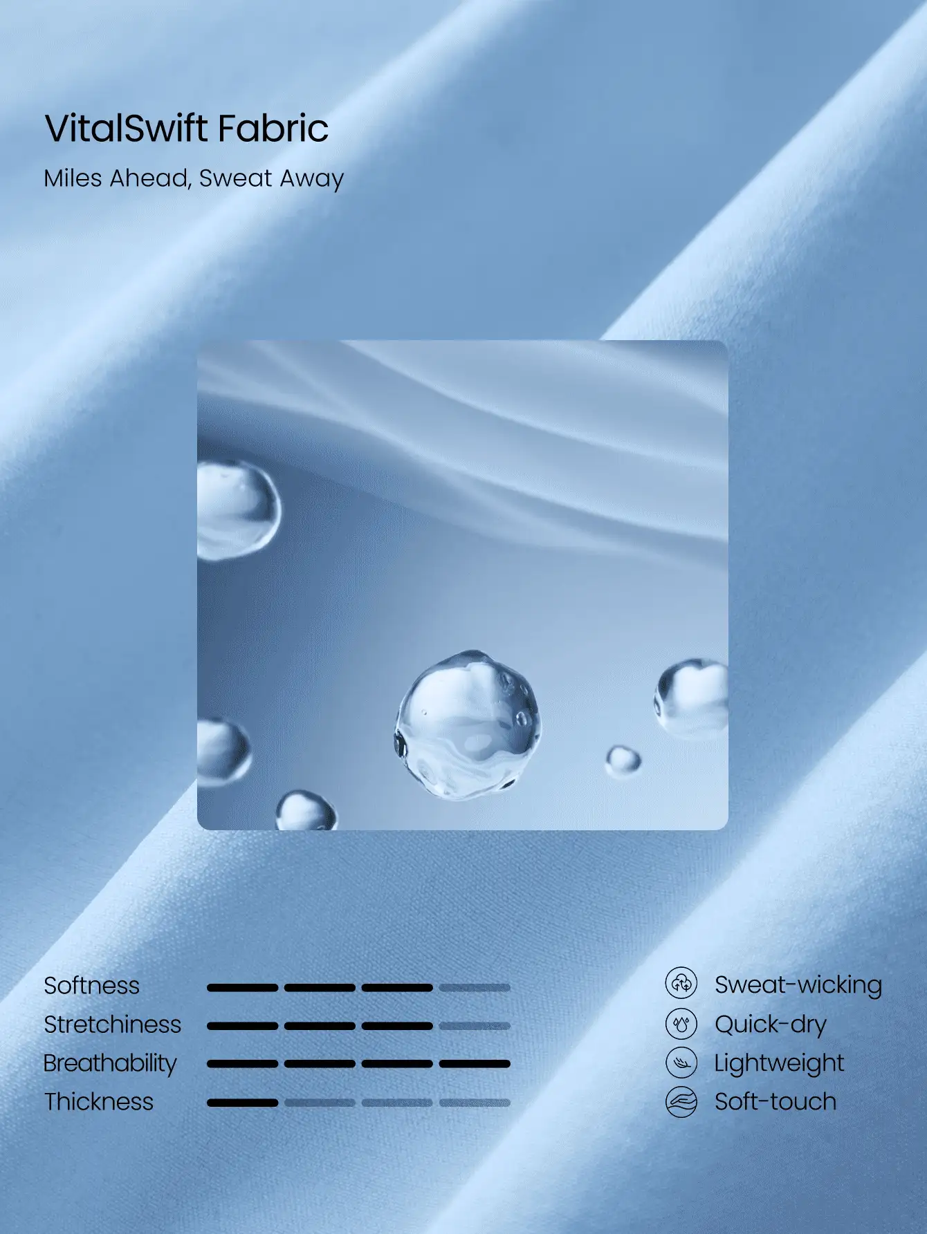 GLOWMODE Swing And Shine 轻盈吸汗速干 UPF 50+ 防晒除臭内置短裤侧袋褶裥网球裙 高尔夫匹克球日常休闲装 - 天藍色 - 查看 5