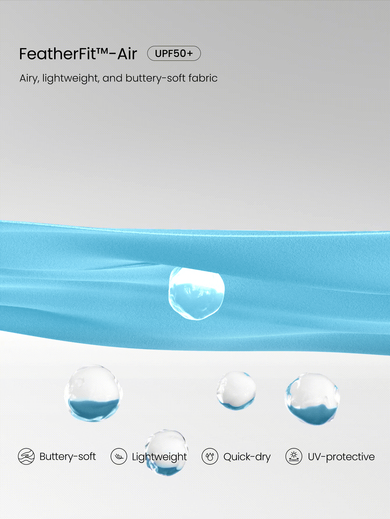 GLOWMODE 24英寸 FeatherFit™-Air Make The Cut 打结后背提臀连体衣，适合低强度瑜伽日常穿着，可拆卸胸垫，春夏款 - 藍色 - 查看 6