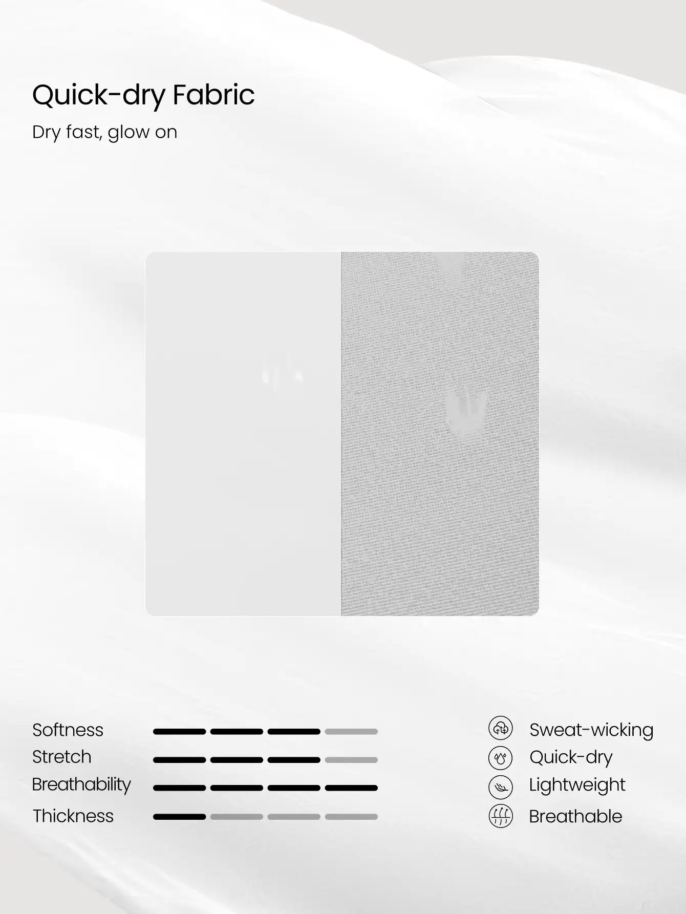 GLOWMODE Quick-Dry Glow Sprint Lightweight Waist Length Back Twist Crewneck Running Tank Jogging Workout Training Fitness Active Wear - Khaki - View 4