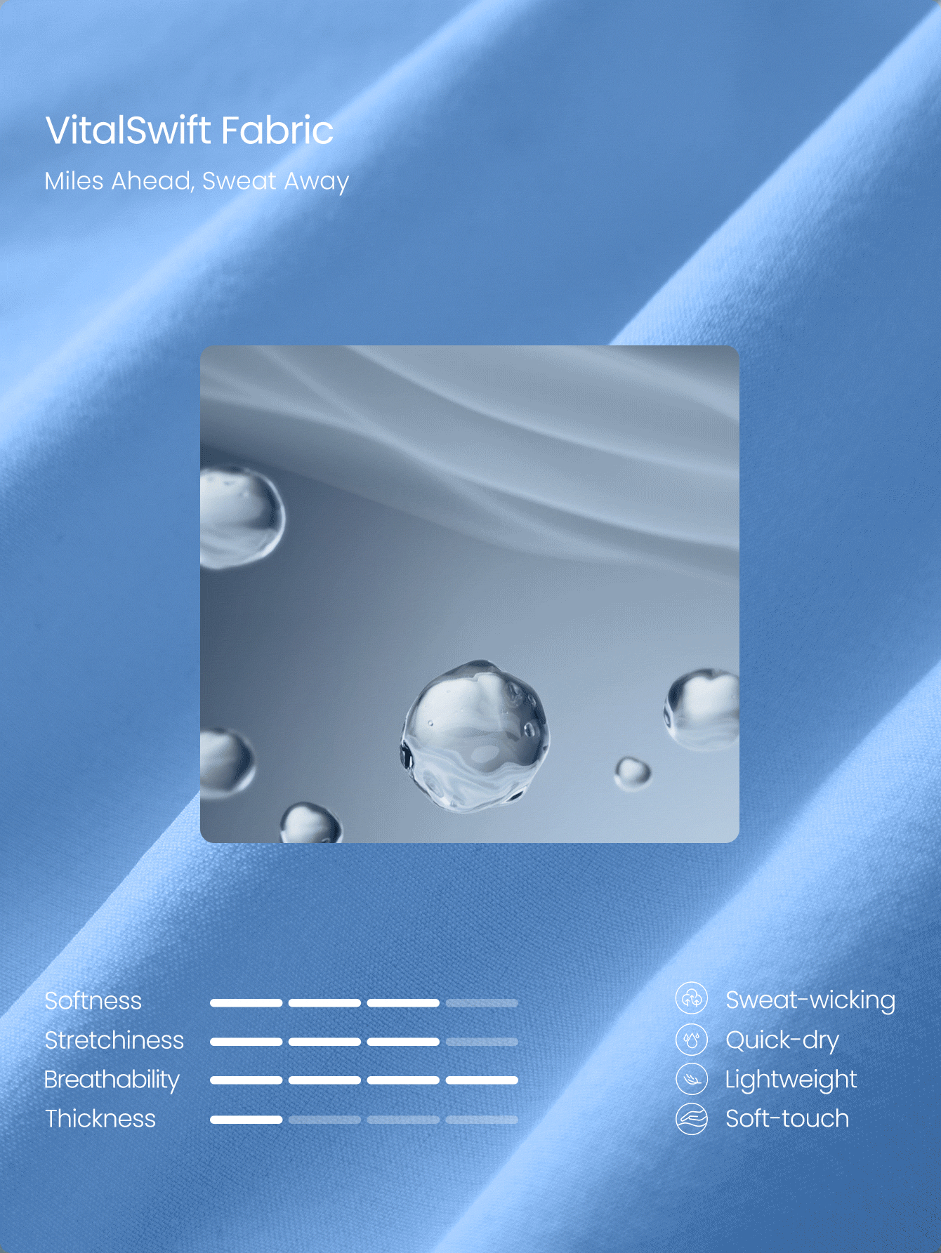 GLOWMODE 4" Pantalones cortos de entrenamiento VitalSwift con control de abdomen, alta cintura, ligeros, de secado rápido, con control de olores y calzoncillos incorporados para correr, entrenar, tenis, trotar, hacer ejercicio y usar en el gimnasio - Azul - Añade 6