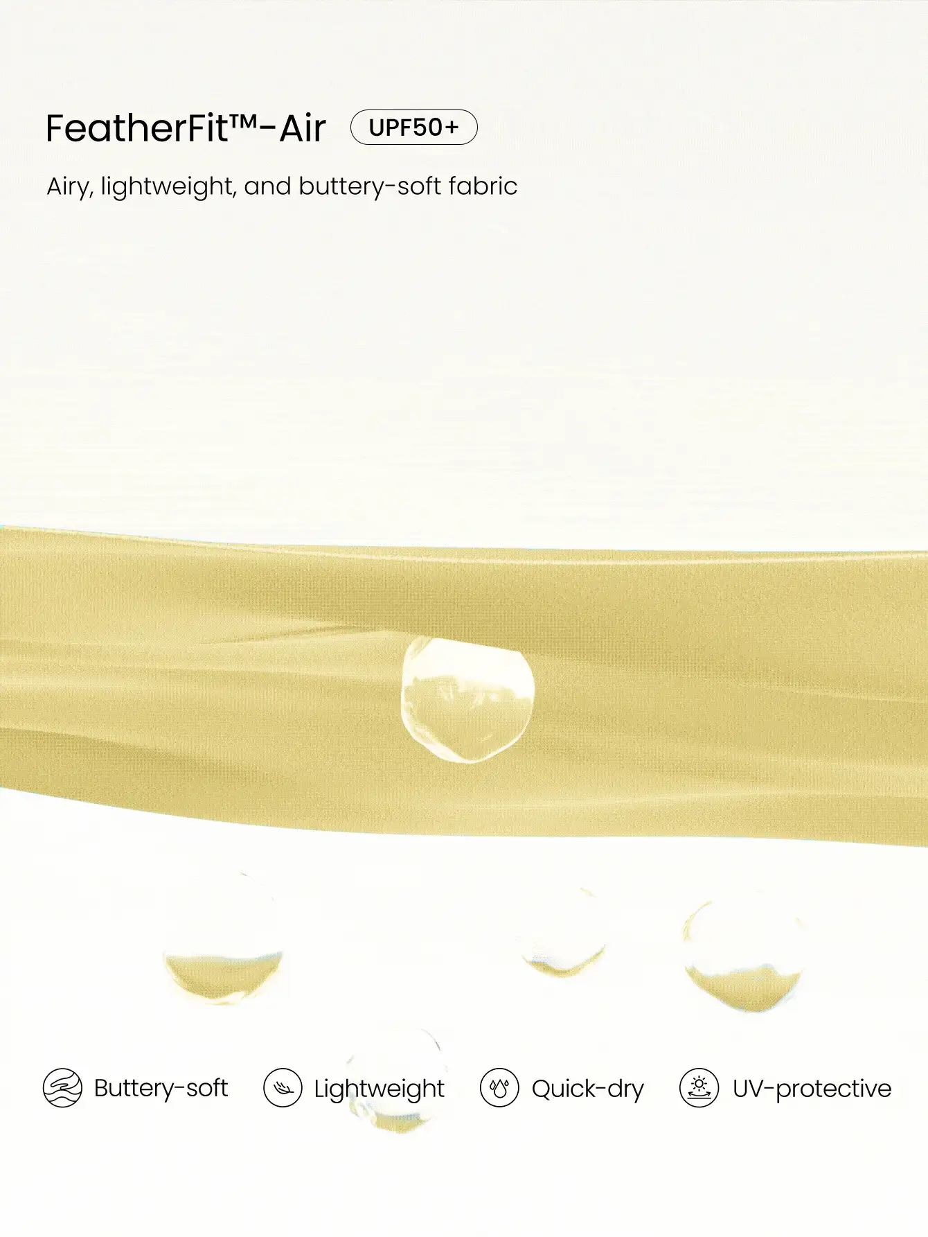 GLOWMODE Váy ngắn dáng chữ A Breeze & Play với đường viền eo kép tương phản, quần short bên trong và túi hông, thích hợp cho kỳ nghỉ, du lịch mùa hè, đi biển và mặc hàng ngày. - French Vanilla - Xem 5