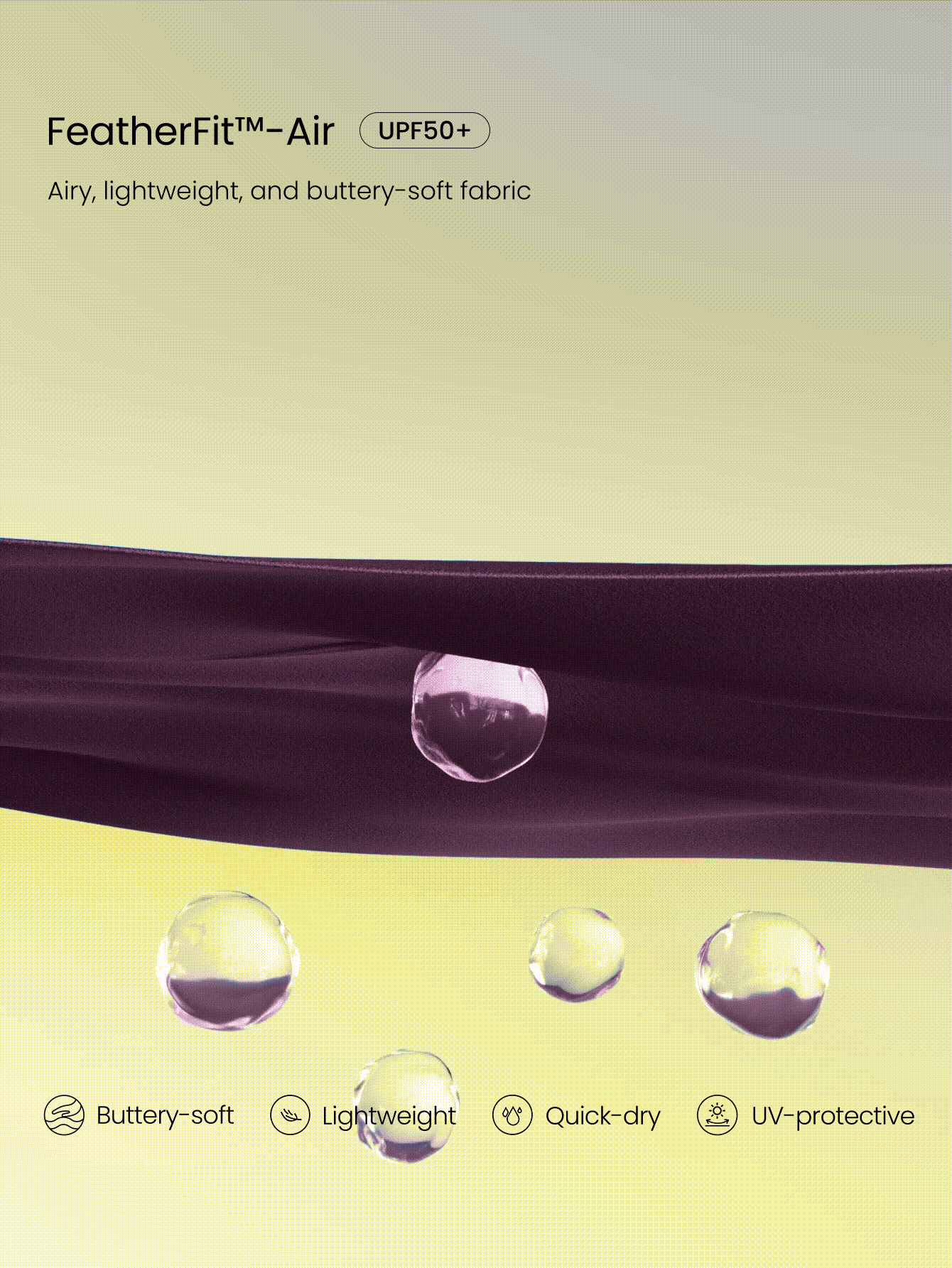 GLOWMODE Bộ jumpsuit liền thân 24" FeatherFit™-Air Make The Cut thắt nút phía sau, ôm sát mông, thích hợp cho yoga cường độ thấp, mặc hàng ngày, có mút ngực tháo rời, mùa xuân hè. - Bold Plum - Xem 6