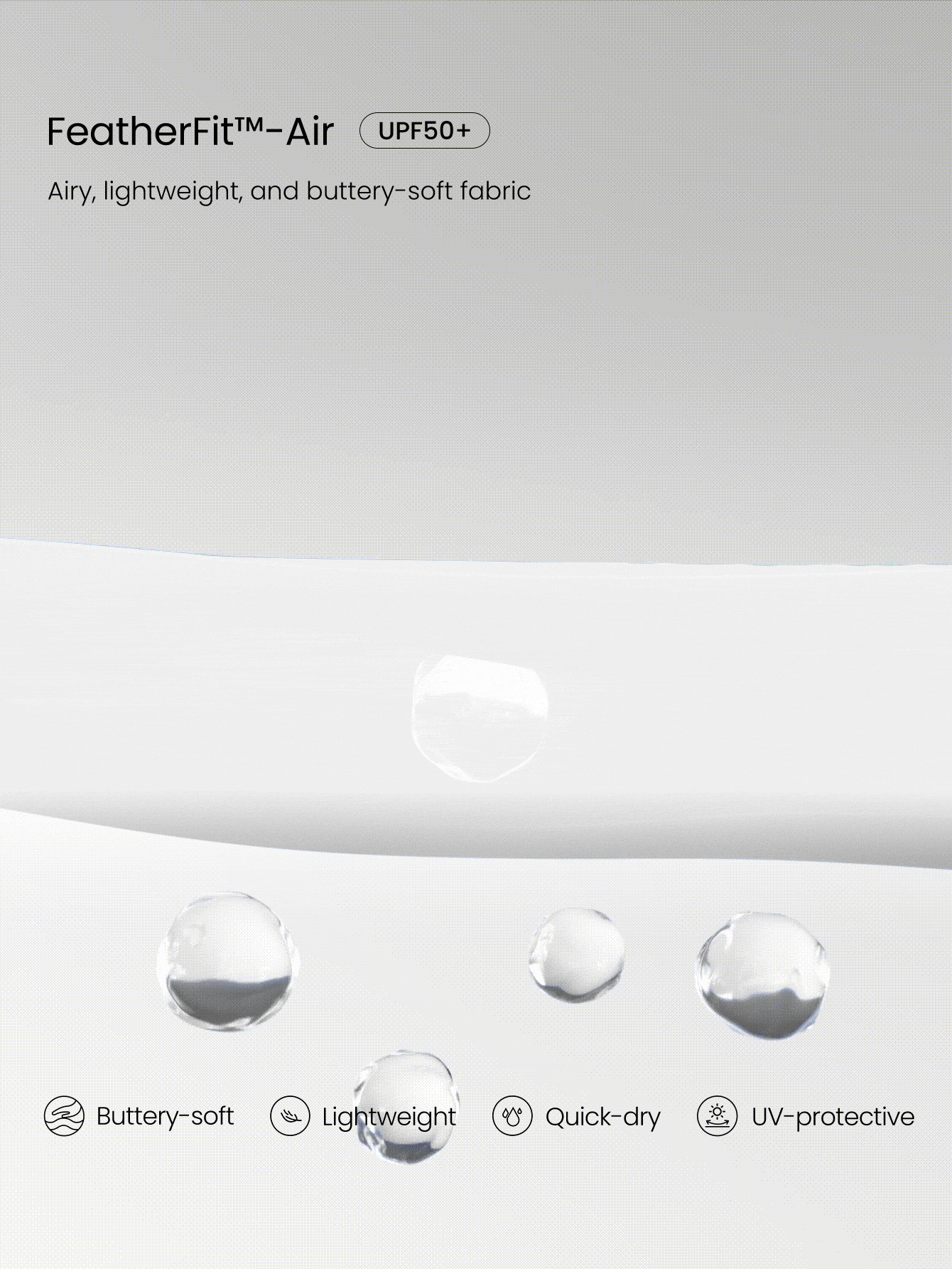 GLOWMODE FeatherFit™-Air 露肩迷你连衣裙，内置短裤，口袋方领，防滑交叉设计，轻度支撑，低冲击，速干吸湿，适合春夏穿着。 - 白色 - 查看 6