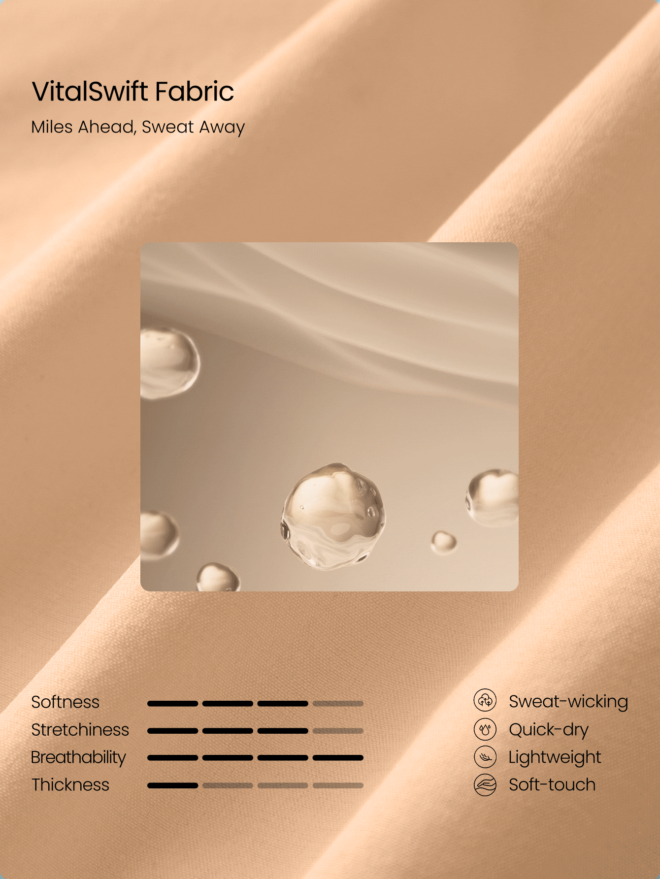 GLOWMODE Quần short VitalSwift Sleek Strides 3 inch, nhẹ, nhanh khô, co giãn, khử mùi, xẻ tà bên hông, túi khóa kéo, thích hợp cho tập luyện tennis, chạy bộ, thể dục, tập gym. - trái cam - Xem 7