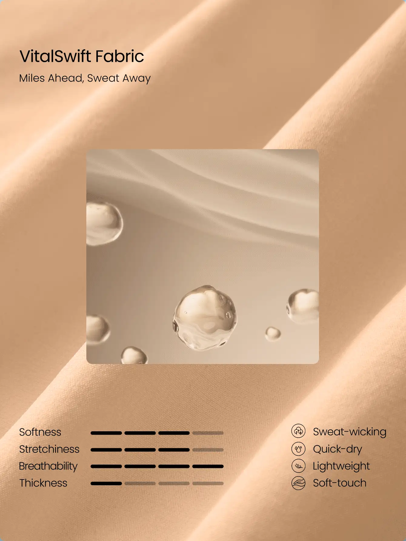 GLOWMODE Quần short VitalSwift Sleek Strides 3 inch, nhẹ, nhanh khô, co giãn, khử mùi, xẻ tà bên hông, túi khóa kéo, thích hợp cho tập luyện tennis, chạy bộ, thể dục, tập gym. - trái cam - Xem 7