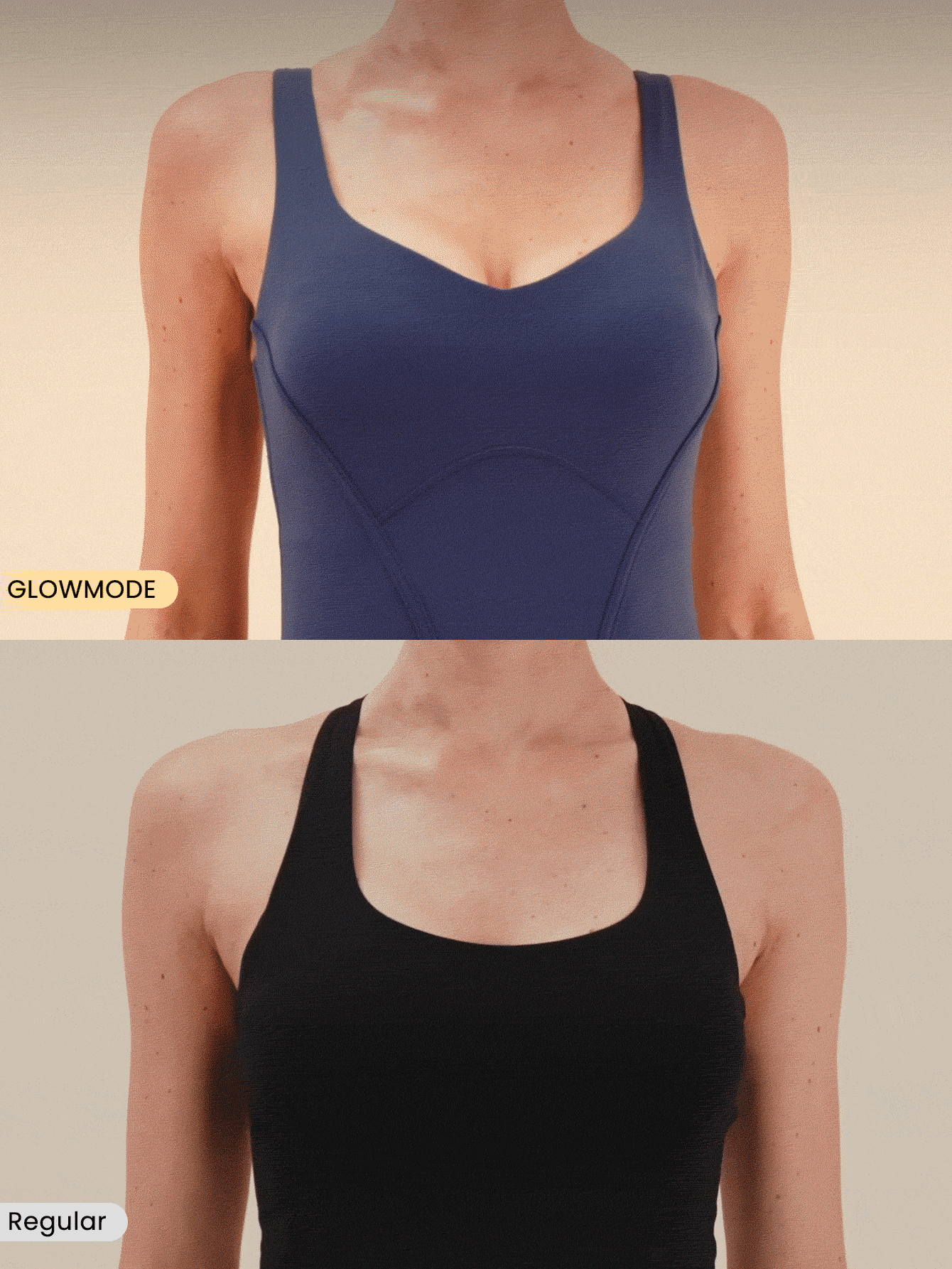 GLOWMODE Váy ngắn xếp ly FeatherFit™-Air Double Time mềm mại như bơ, co giãn, thấm hút mồ hôi, có quần short bên trong, túi hai bên, đế chống trượt và định hình vòng ba, kiểu áo liền thân hở lưng, thích hợp cho tennis, golf, pickleball, và các hoạt động thường ngày. - Dark Blue - Xem 2