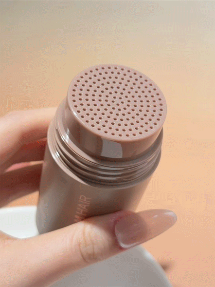 SHEGLAM HAIR Volume Boost 3D Fiber Precision Applicator,Hair Fiber Spray Pump Nozzle,Applicator Pump Nozzle For Hair Building Fiber Bottle,Even Spraying Precise Dosage Control,Apply Hair Powder To The Sparse Area - Khaki - View 2
