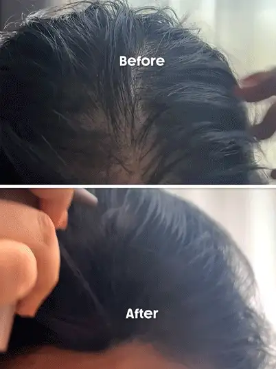 SHEGLAM HAIR 豐盈3D增髮纖維噴霧 - 淺棕色，增髮纖維，頭髮增厚纖維，30秒內令秀髮更顯豐盈，3分鐘定型，72小時持久定型，男女通用，適用於髮際線、髮縫、頭頂、白髮，瞬間遮蓋稀疏頭髮區域 - Light Brown - 查看 2