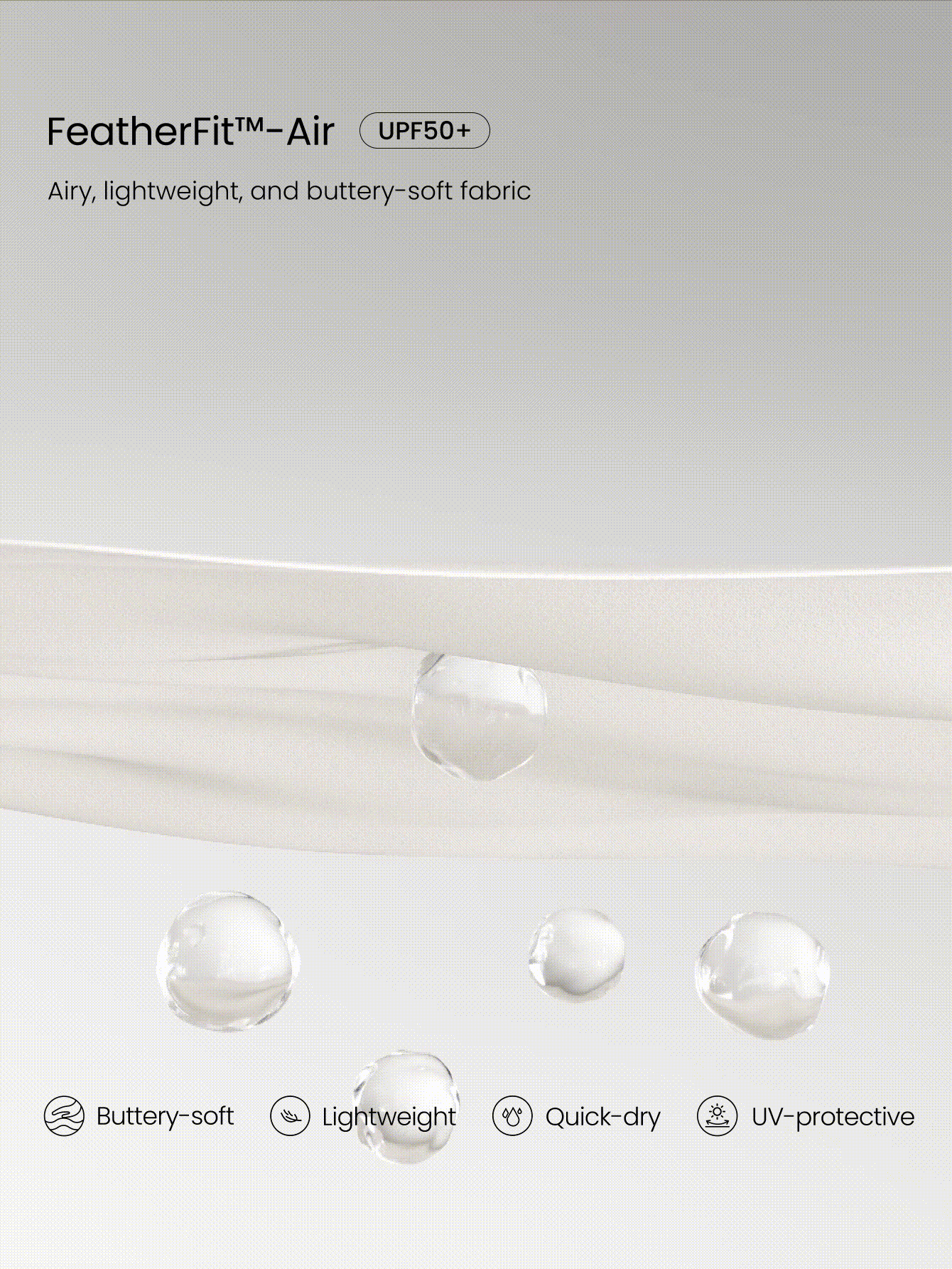 GLOWMODE FeatherFit™-Air 游戏套装 A 字型内置露背短款打结口袋吊带连衣裙 低强度日常夏季速干吸湿排汗 - 藍白色 - 查看 6