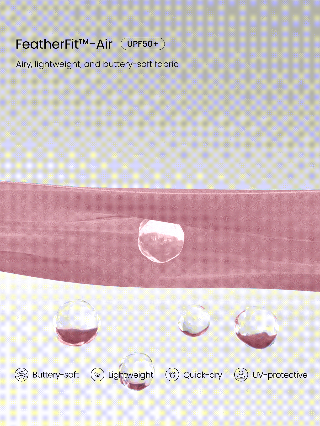 FeatherFit™-Air 游戏套装 A 字型内置露背短款打结口袋吊带连衣裙 低强度日常夏季速干吸湿排汗 - 粉色 - 查看 6