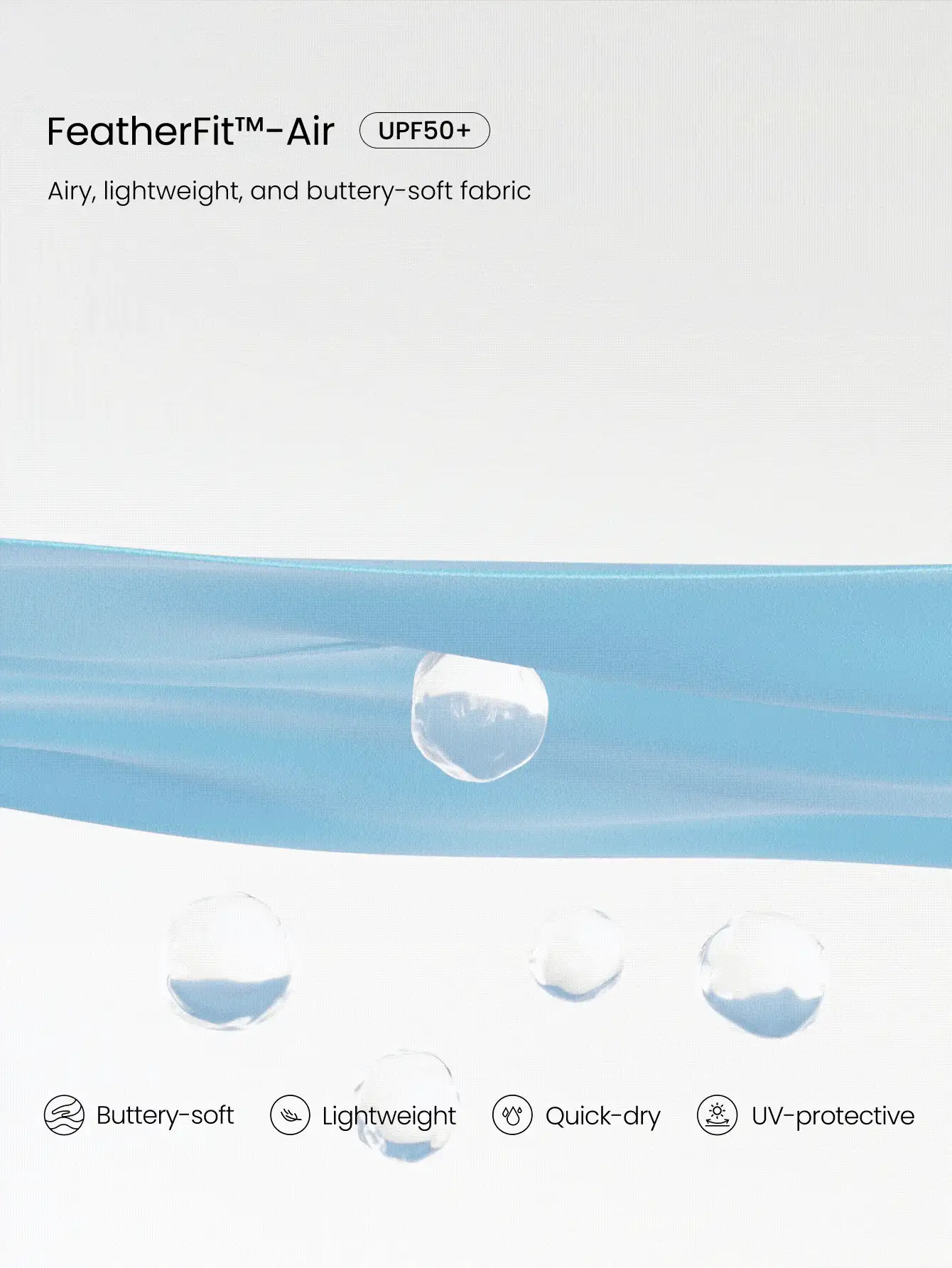 GLOWMODE Áo liền quần FeatherFit™-Air Set Sail Mock 2 mảnh, 4.3" với phần ngực và dây đeo vai tương phản, mút ngực có thể tháo rời, thích hợp cho kỳ nghỉ, mùa hè và mặc hàng ngày. - Màu xanh lam - Xem 6