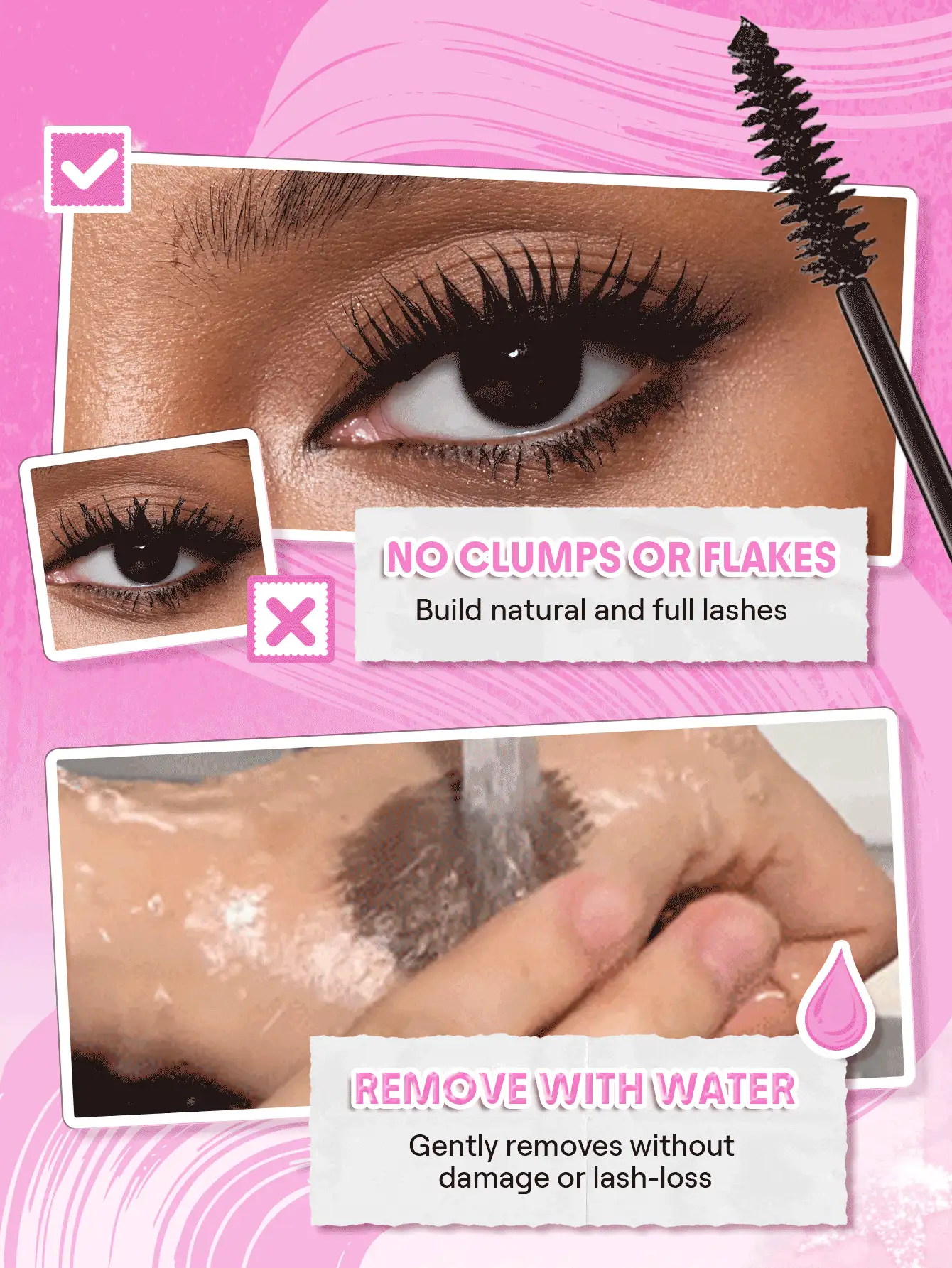 SHEGLAM Big Energy Mascara-Black Brand Beauty Cosmetic Makeup For Women And Girls - Black - View 2